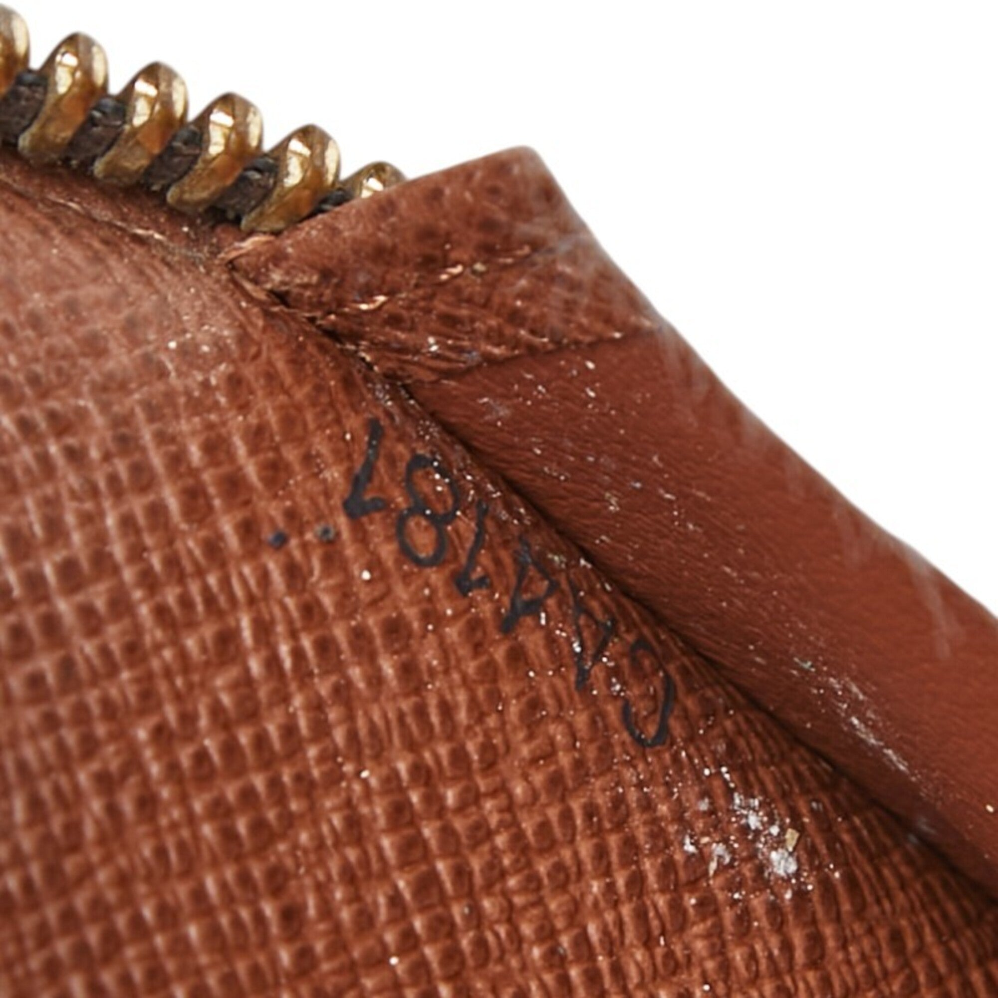 Louis Vuitton Brown Pvc Leather Long Wallet (Bi-Fold) (Pre-Owned)