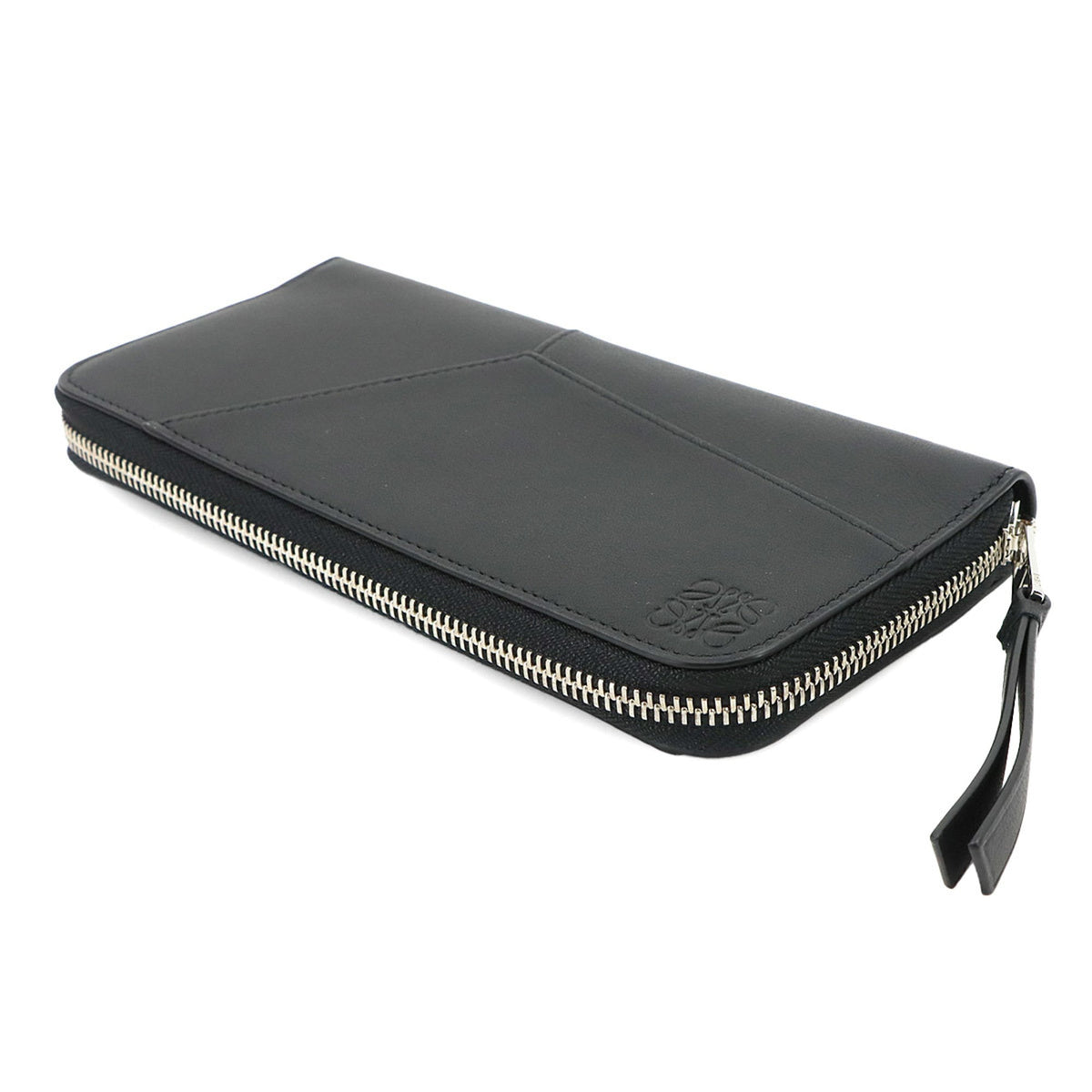 Loewe Black Leather Long Wallet (Bi-Fold) (Pre-Owned)