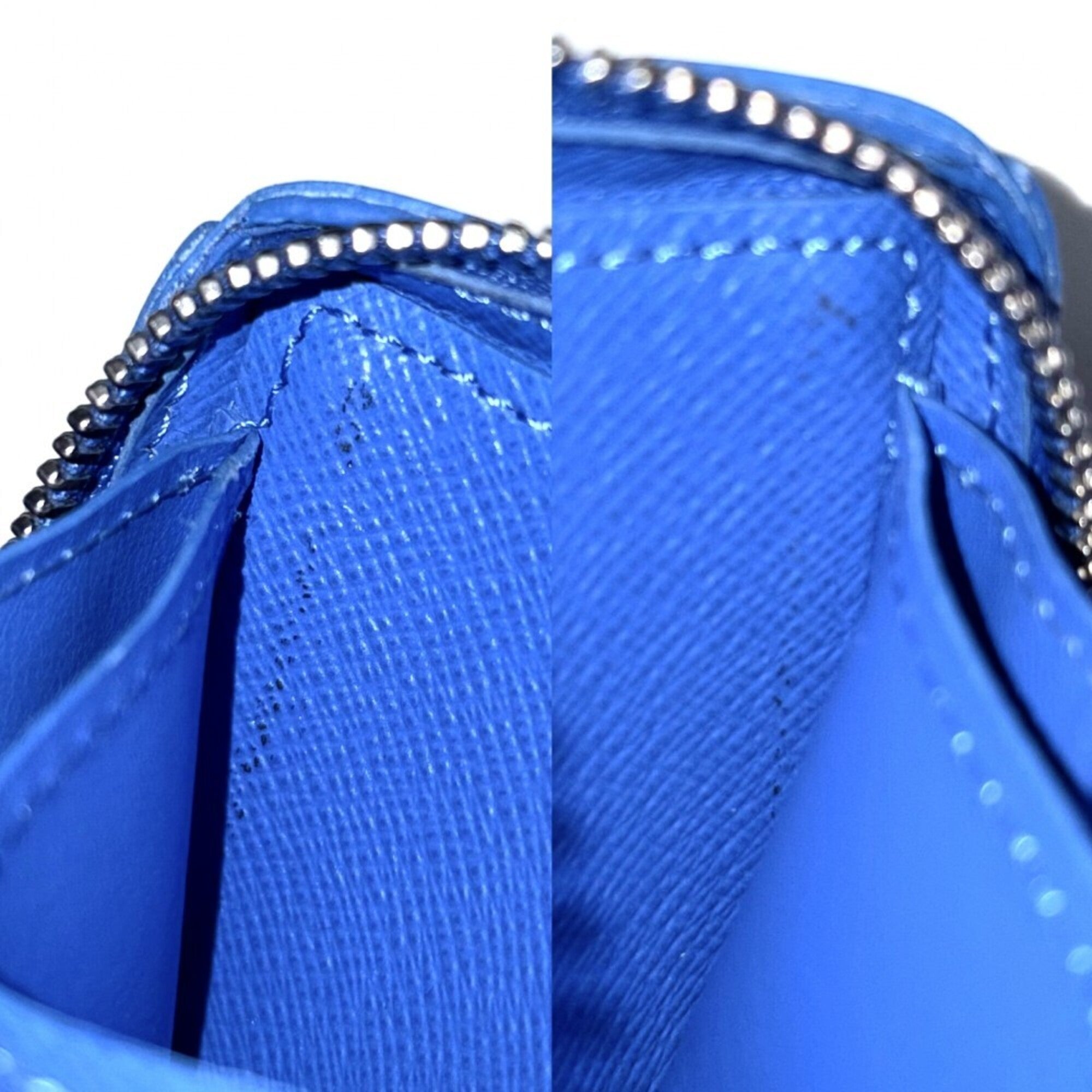 Louis Vuitton Blue Monogram Coin Purse/Coin Case (Pre-Owned)