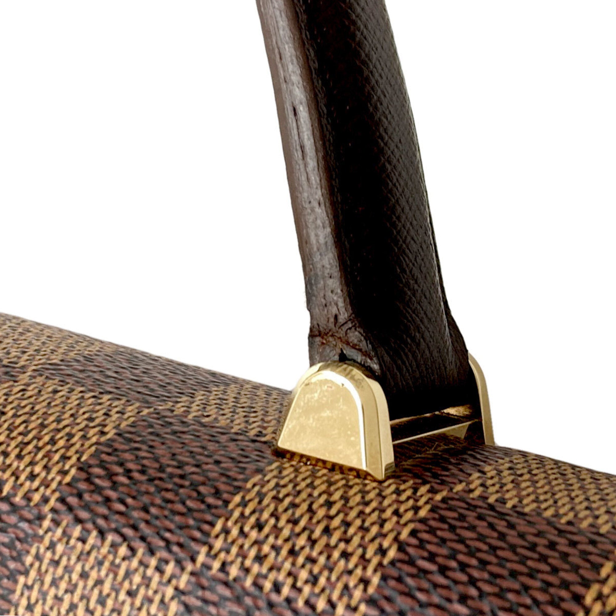 Louis Vuitton Damier Damier Canvas Ebene Damier Canvas Handbag (Pre-Owned)