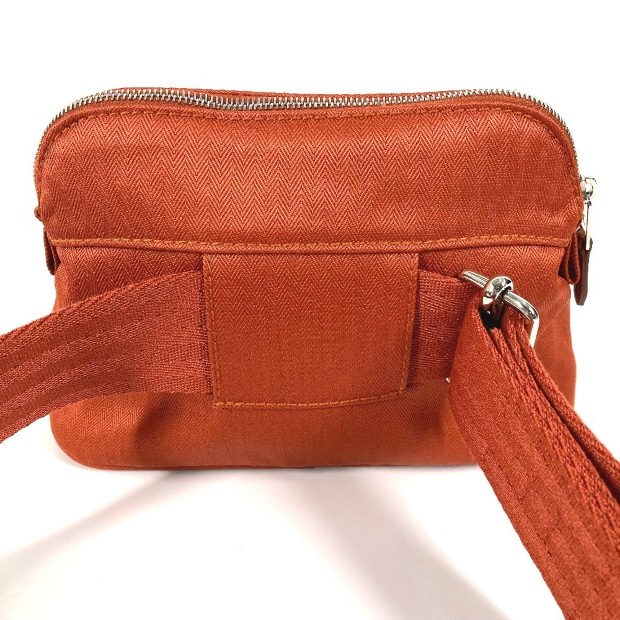 Hermes Orange Cotton Polyamide Fanny Pack Pouch Shoulder Bag (Pre-Owned)