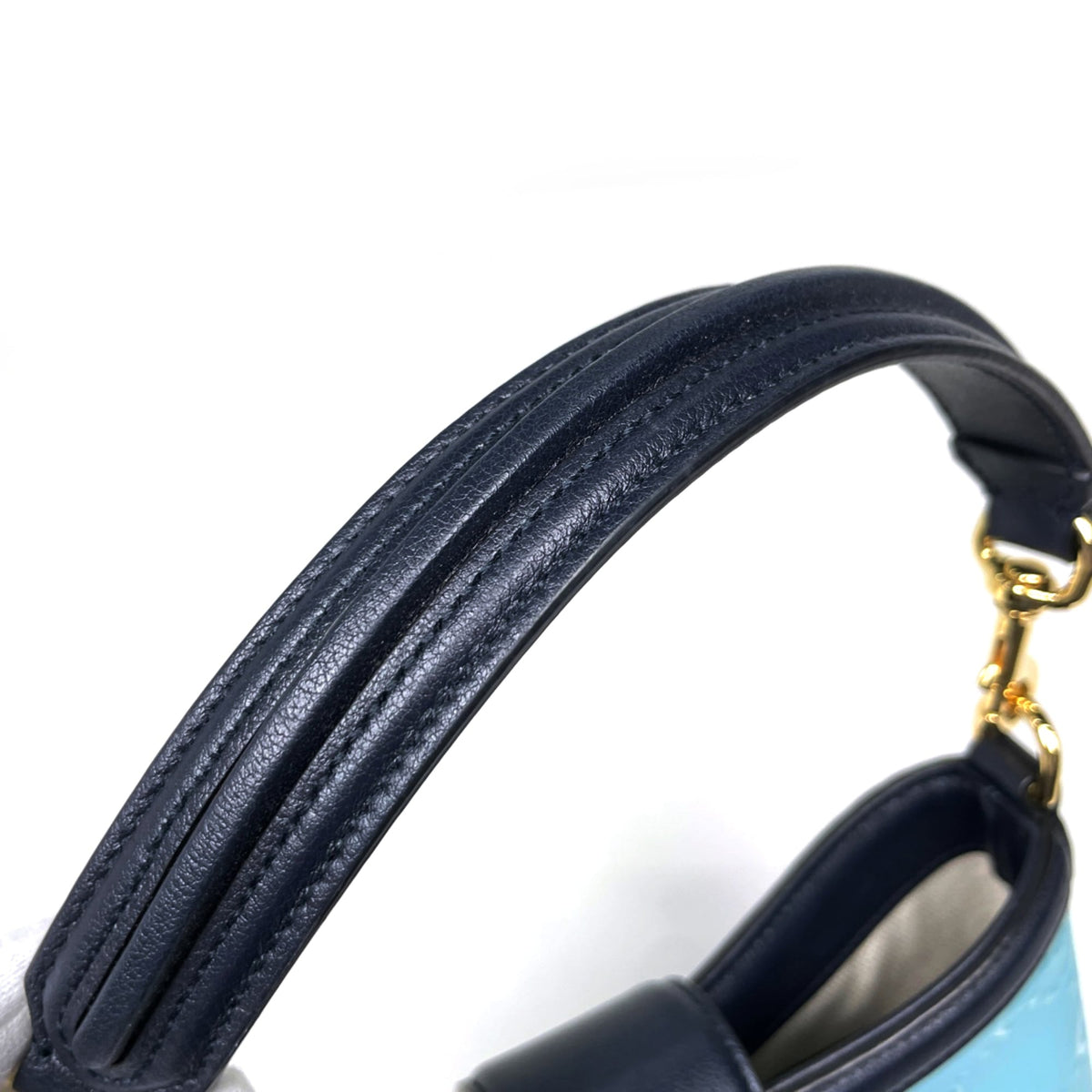Gucci Blue Leather Handbag (Pre-Owned)