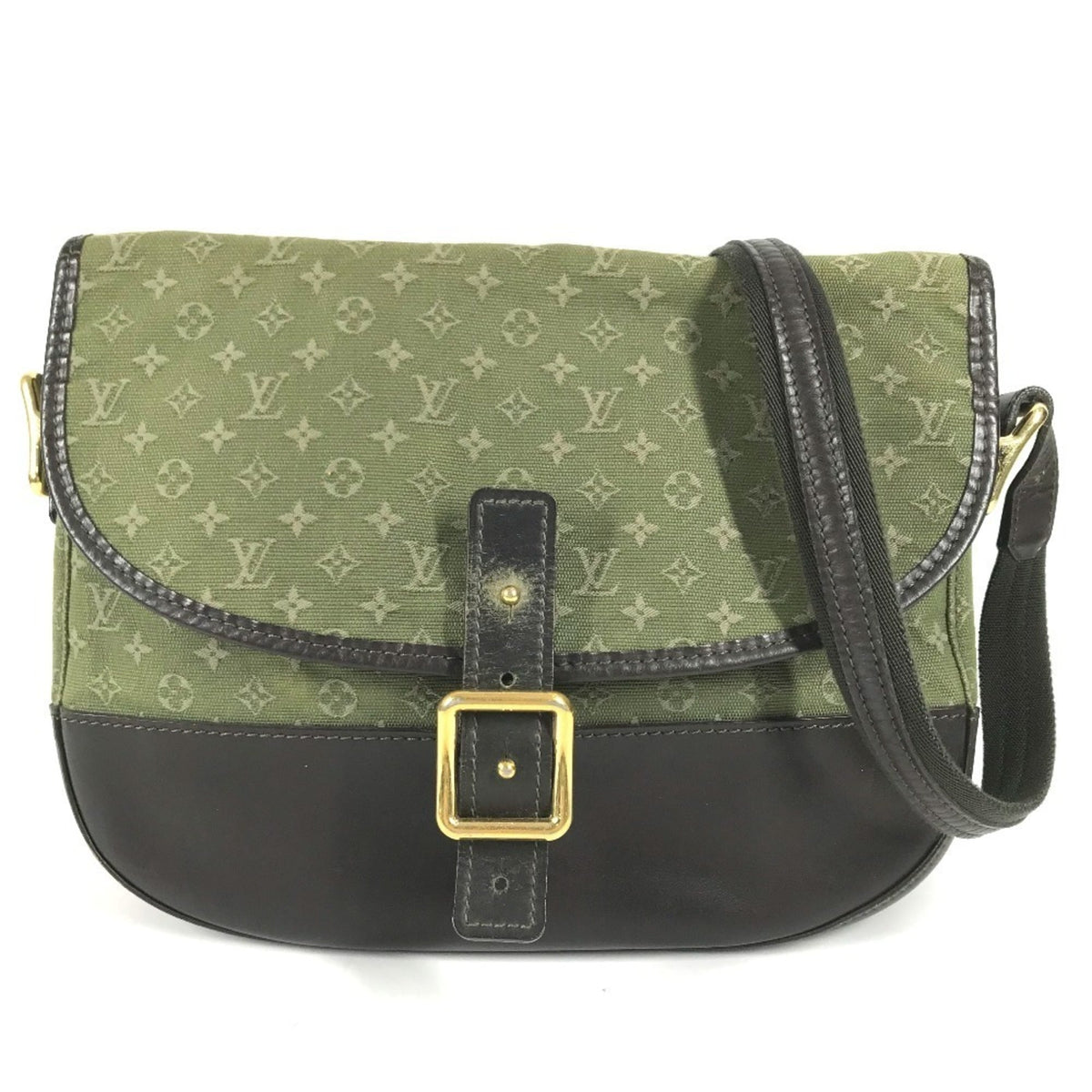 Louis Vuitton Khaki Monogram Monogram Mini Pochette Shoulder Bag (Pre-Owned)