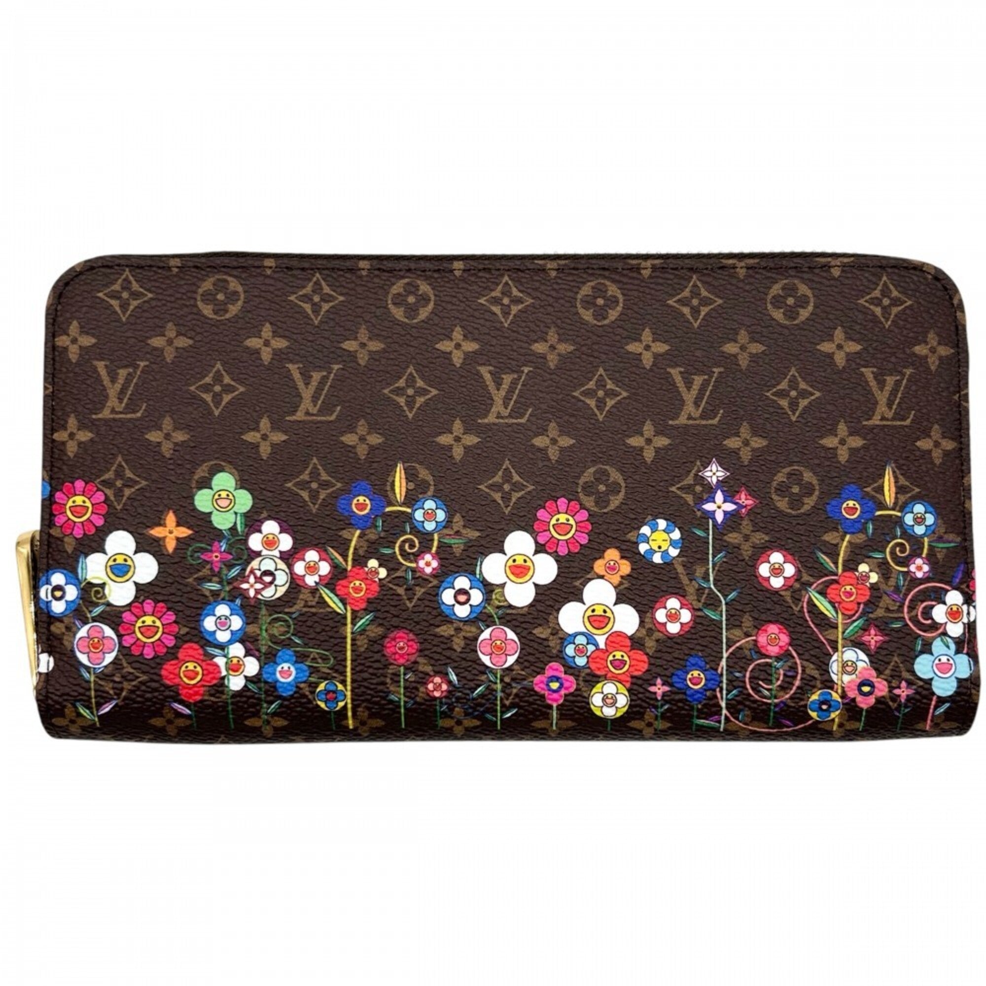 Louis Vuitton Brown Monogram Long Wallet (Bi-Fold) (Pre-Owned)