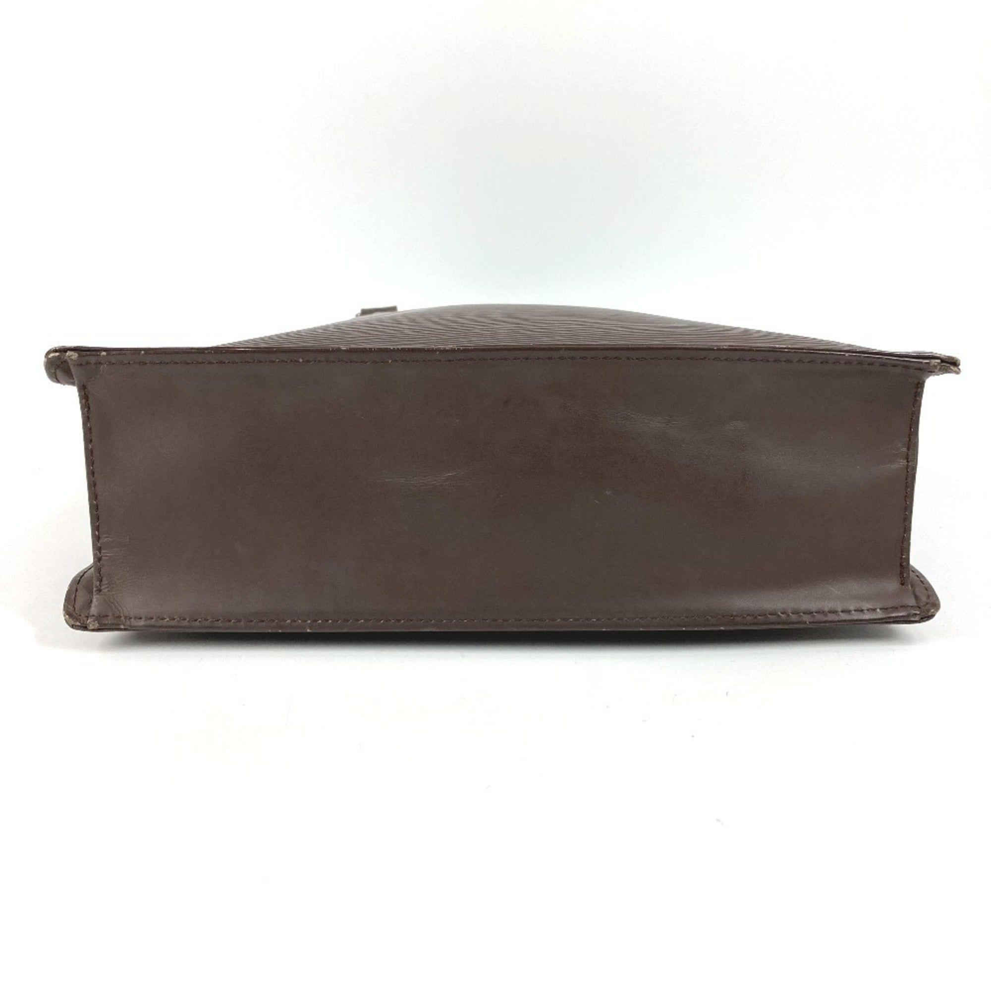 Louis Vuitton Epi Brown Moka Epi Leather Handbag Tote Bag (Pre-Owned)