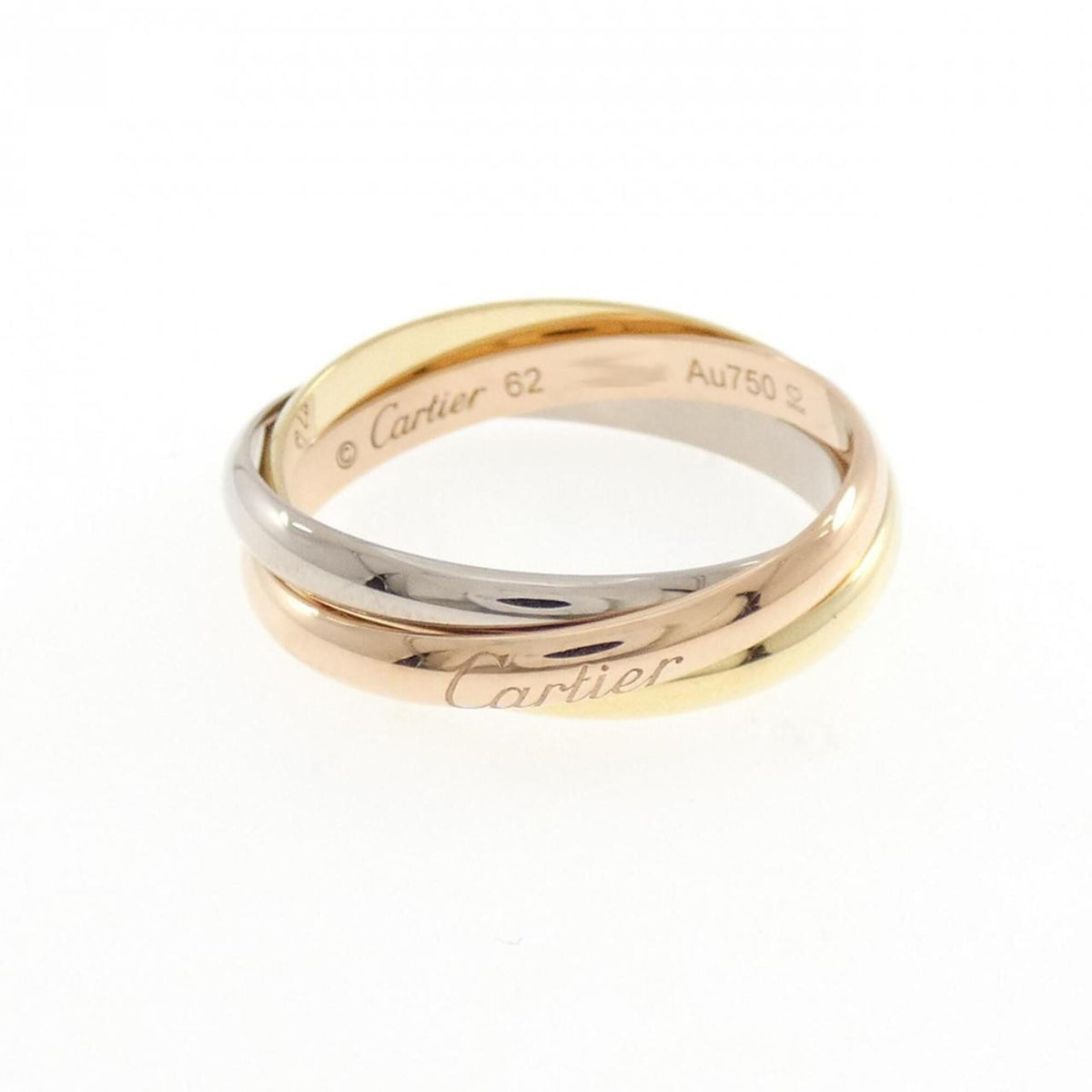 Cartier Yellow Gold (18K) Pink Gold (18K) White Gold (18K) Band Ring (Pre-Owned)