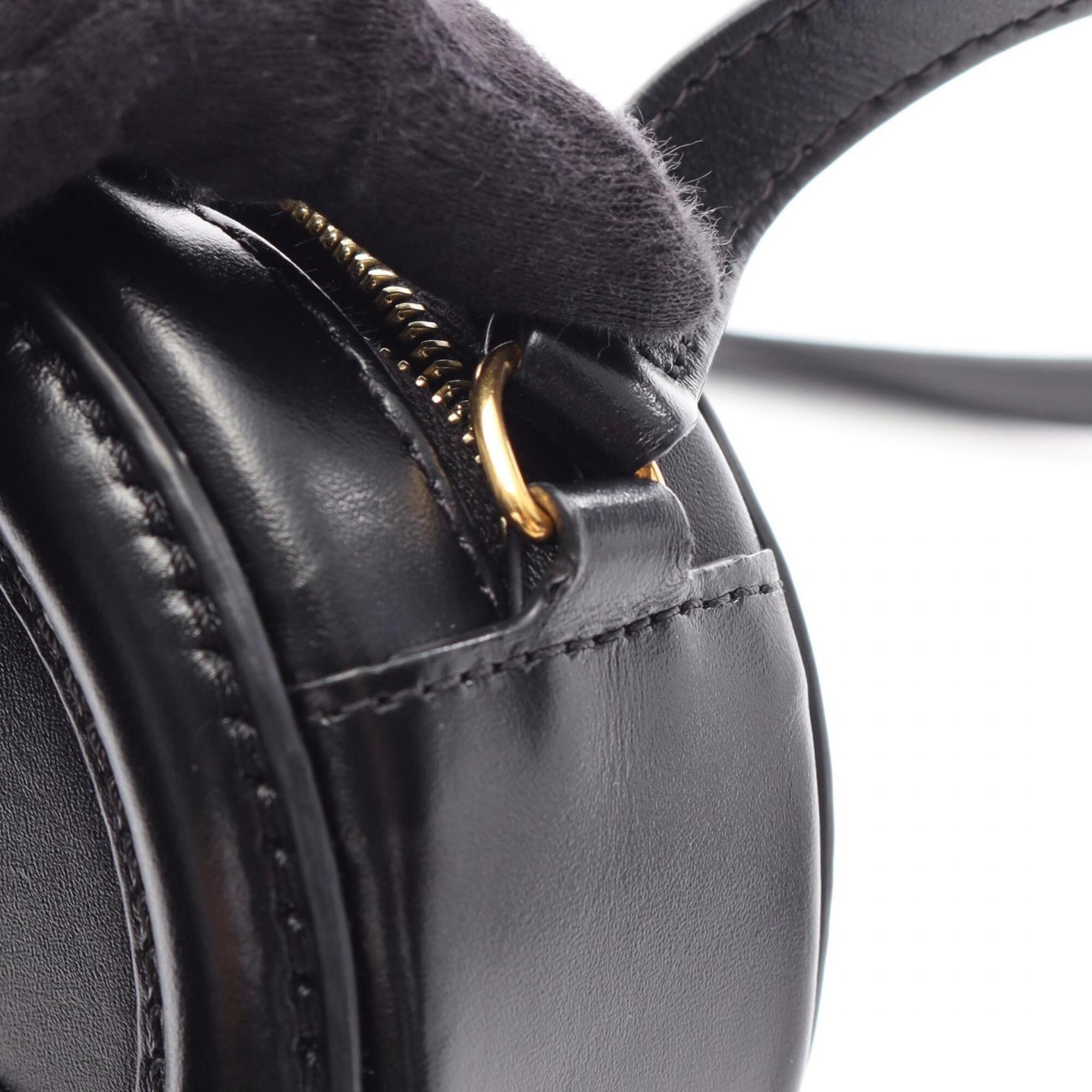 Celine Black Leather Handbag Shoulder Bag (Pre-Owned)
