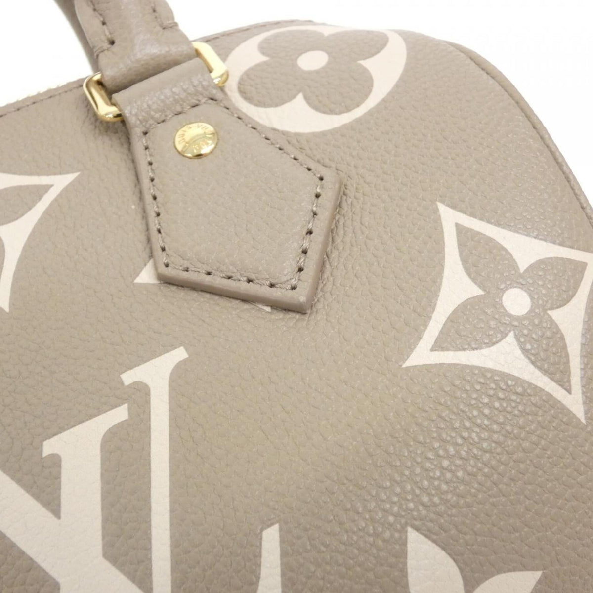 Louis Vuitton Monogram Empreinte Tourterelle Leather Boston Bag (Pre-Owned)
