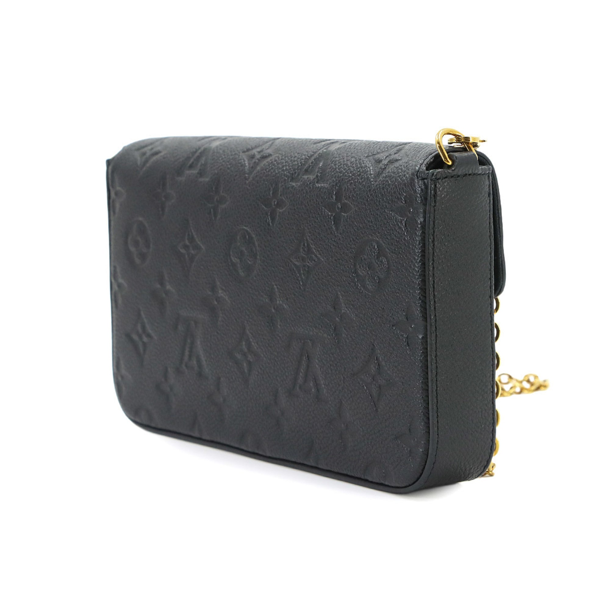 Louis Vuitton Noir Monogram Empreinte Pochette (Pre-Owned)