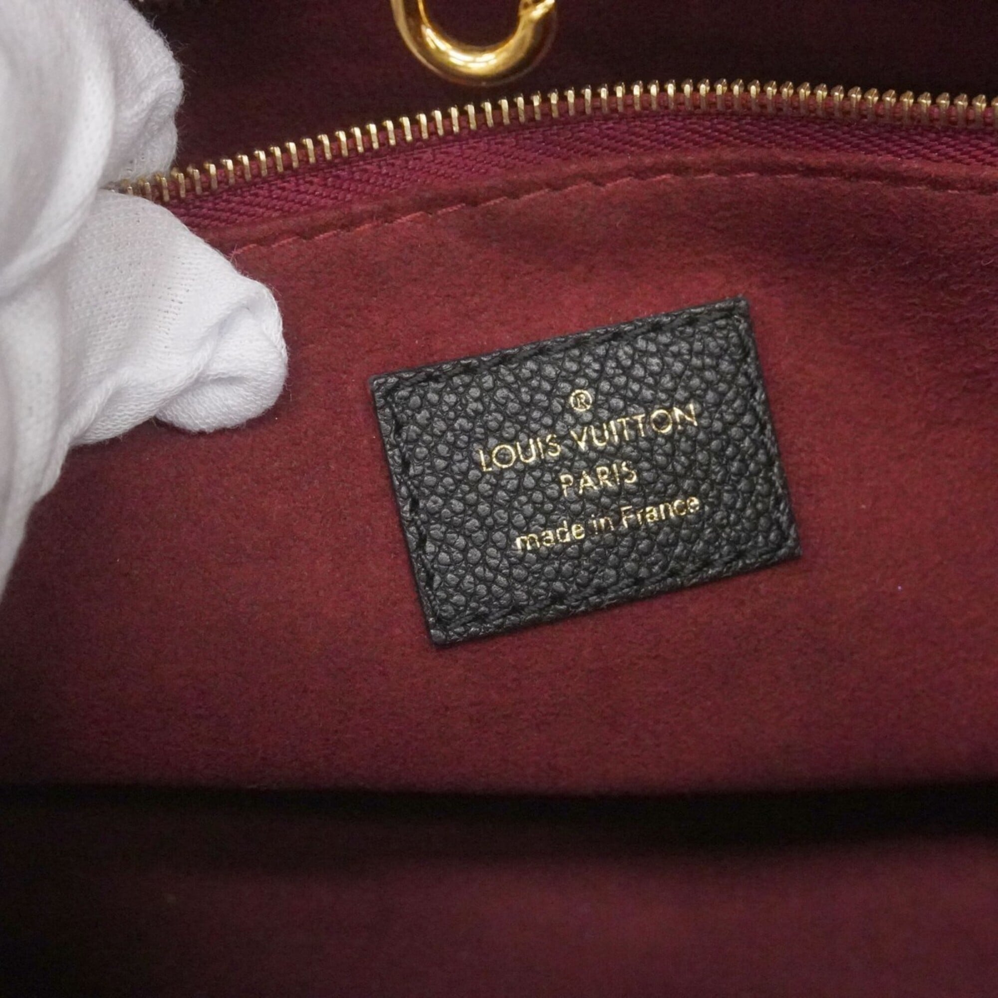 Louis Vuitton Beige Black Handbag (Pre-Owned)