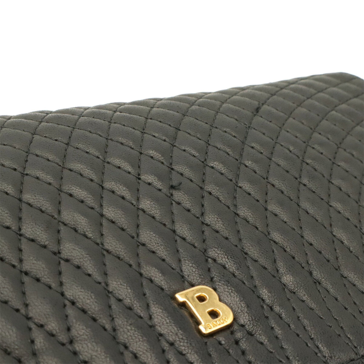 Bally Black Leather Pochette Shoulder Bag (Pre-Owned)