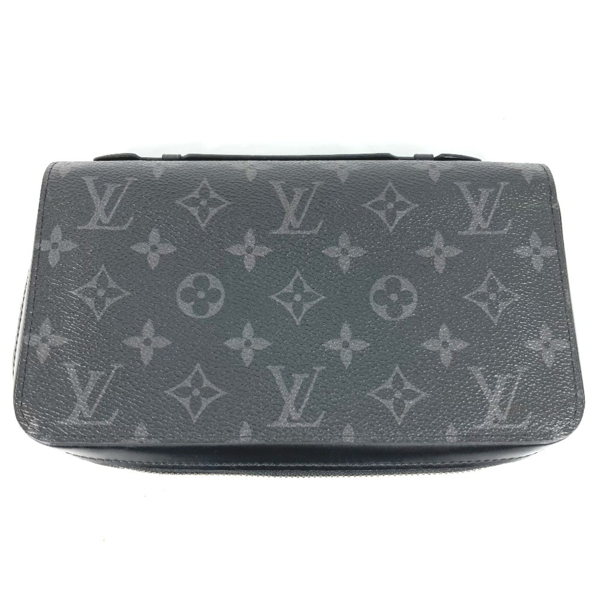 Louis Vuitton Monogram Eclipse Black Monogram Eclipse Monogram Eclipse Long Bill Wallet (Bi-Fold) (Pre-Owned)