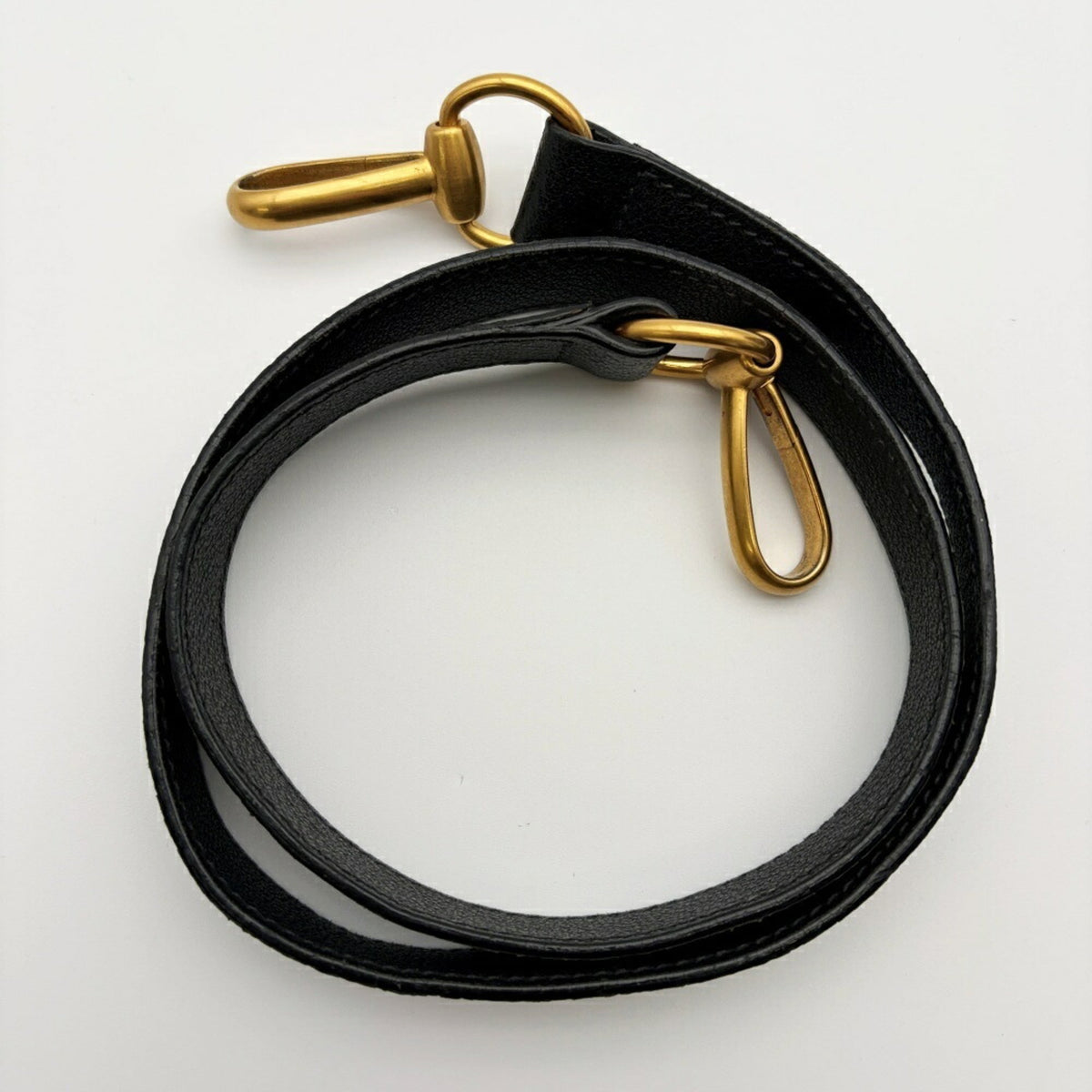 Gucci Black Bamboo Suede Leather Shoulder Bag (Pre-Owned)