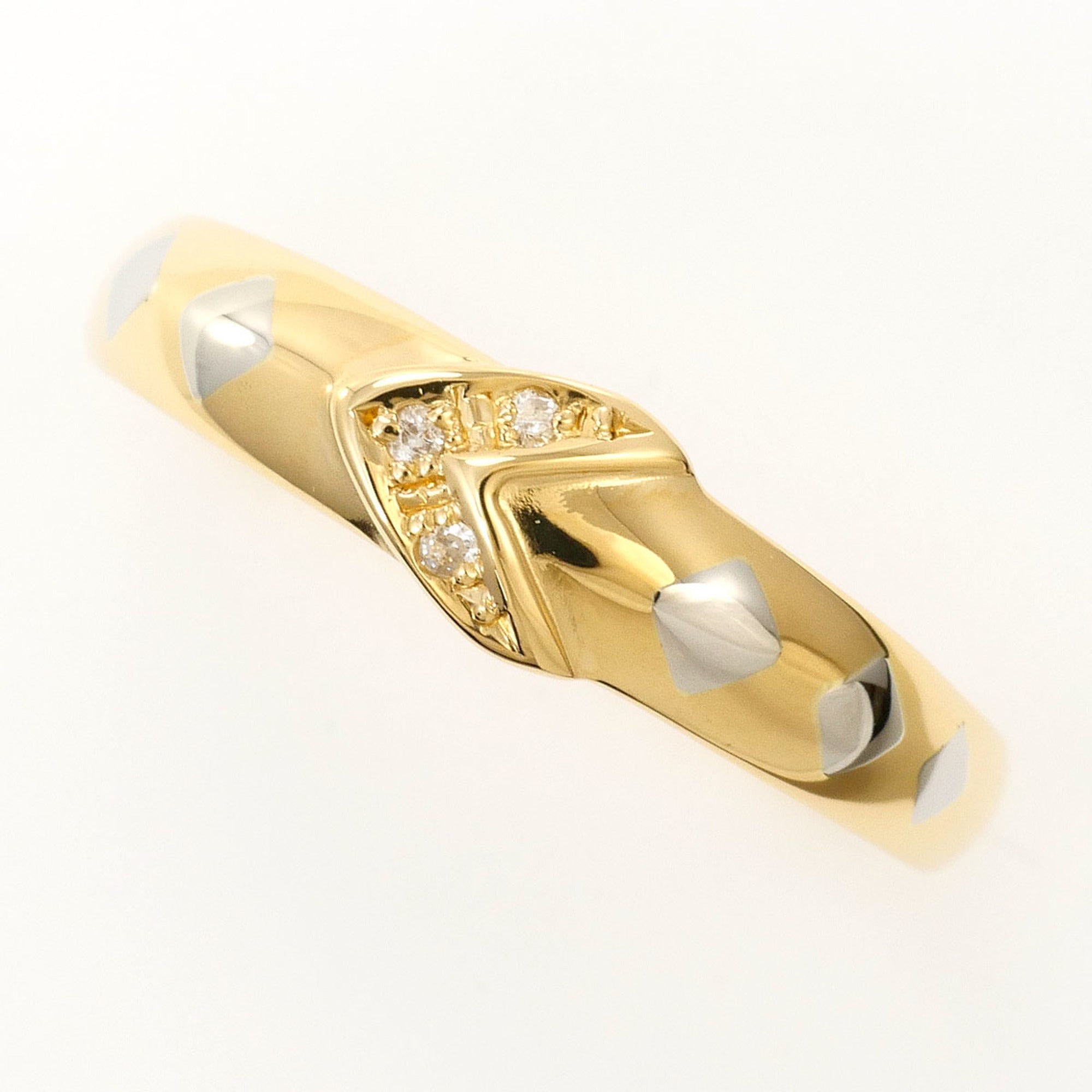 Unbranded Platinum Yellow Gold Yellow Gold (18K) Platinum 900 Band Ring (Pre-Owned)