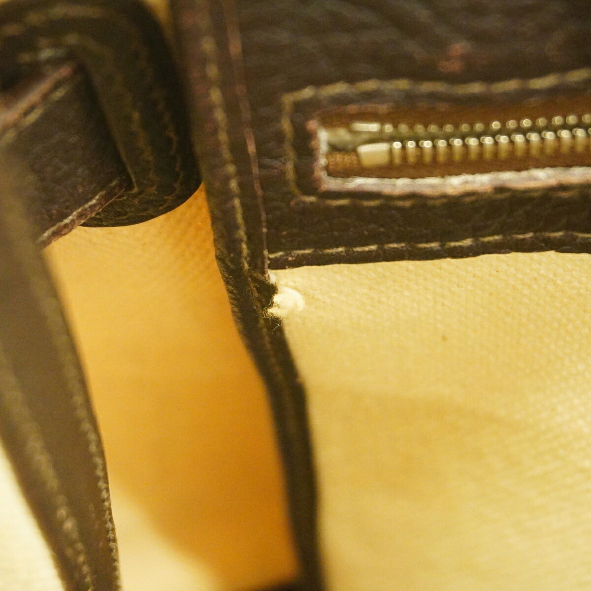 Hermes Brown Toile H Handbag (Pre-Owned)