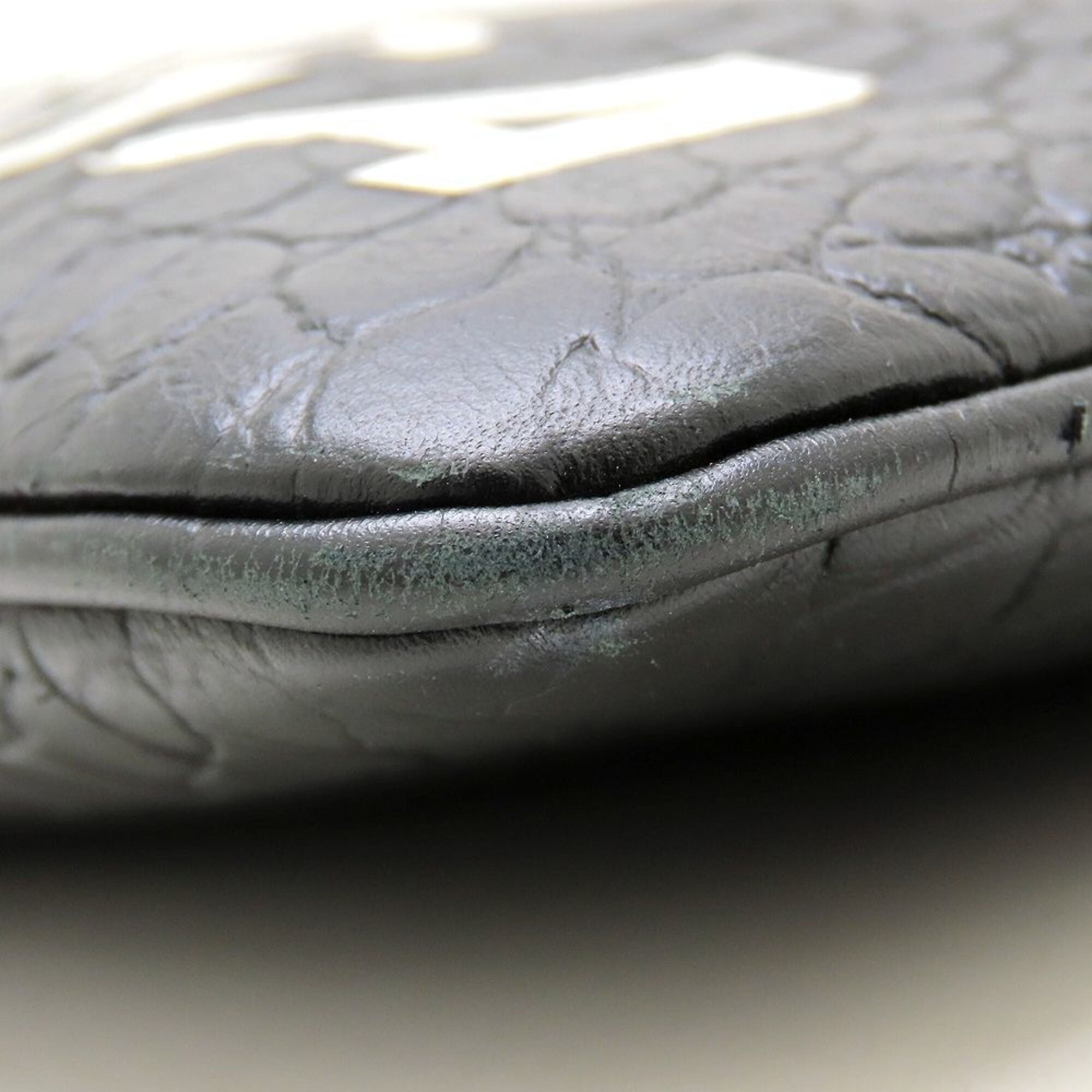 Balenciaga Black Leather Clutch Bag (Pre-Owned)