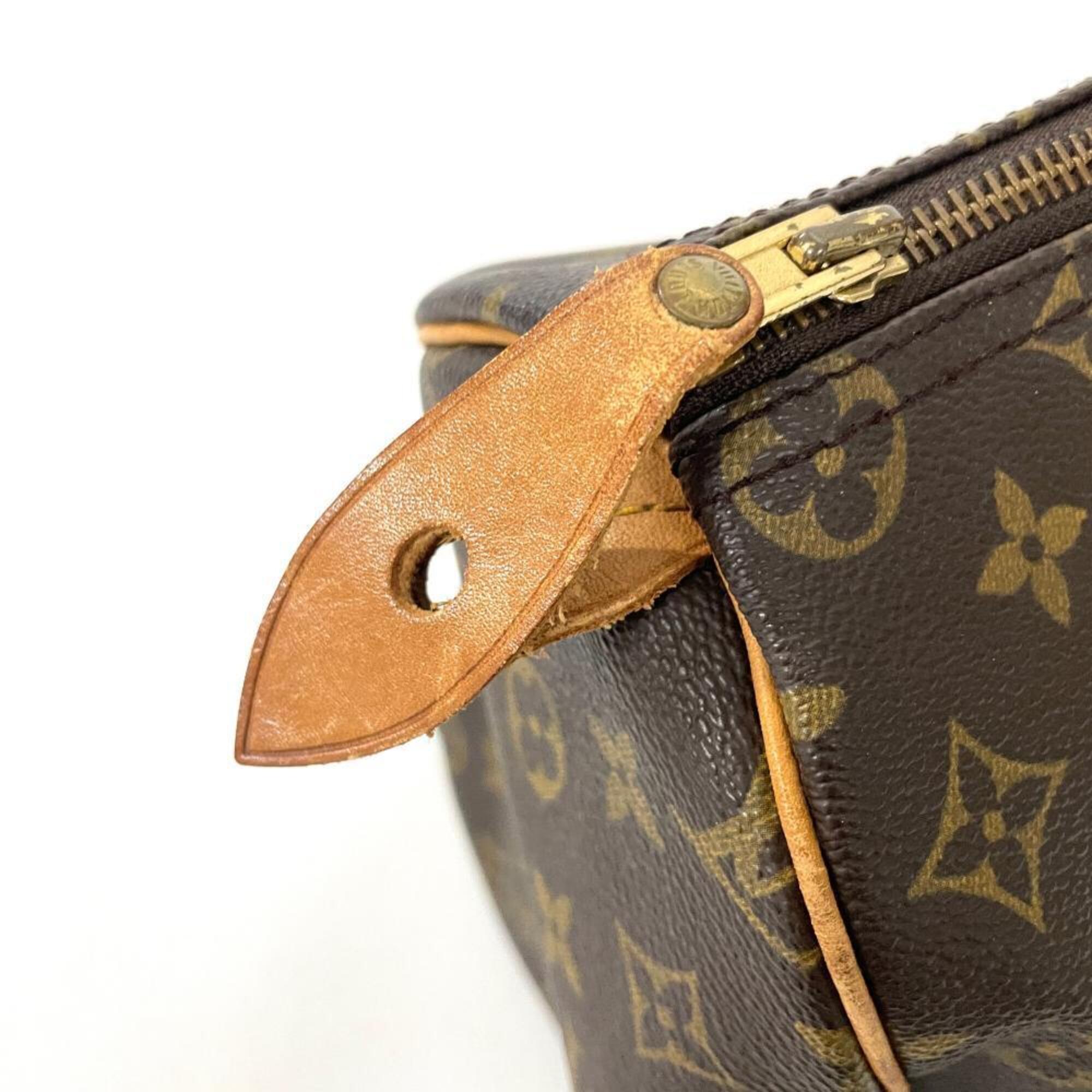 Louis Vuitton Brown Monogram Canvas Handbag (Pre-Owned)