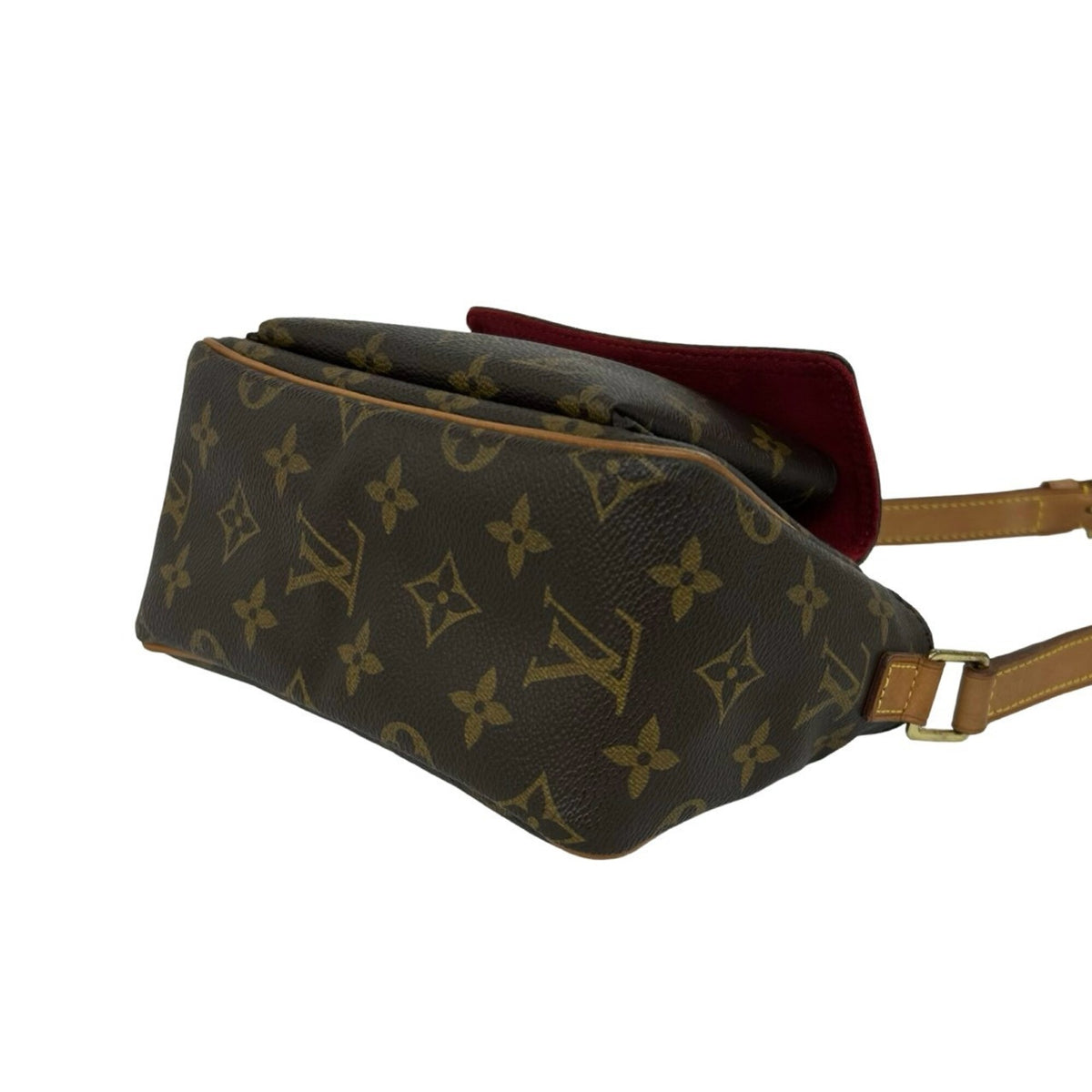 Louis Vuitton Brown Leather Pvc Pochette Shoulder Bag (Pre-Owned)