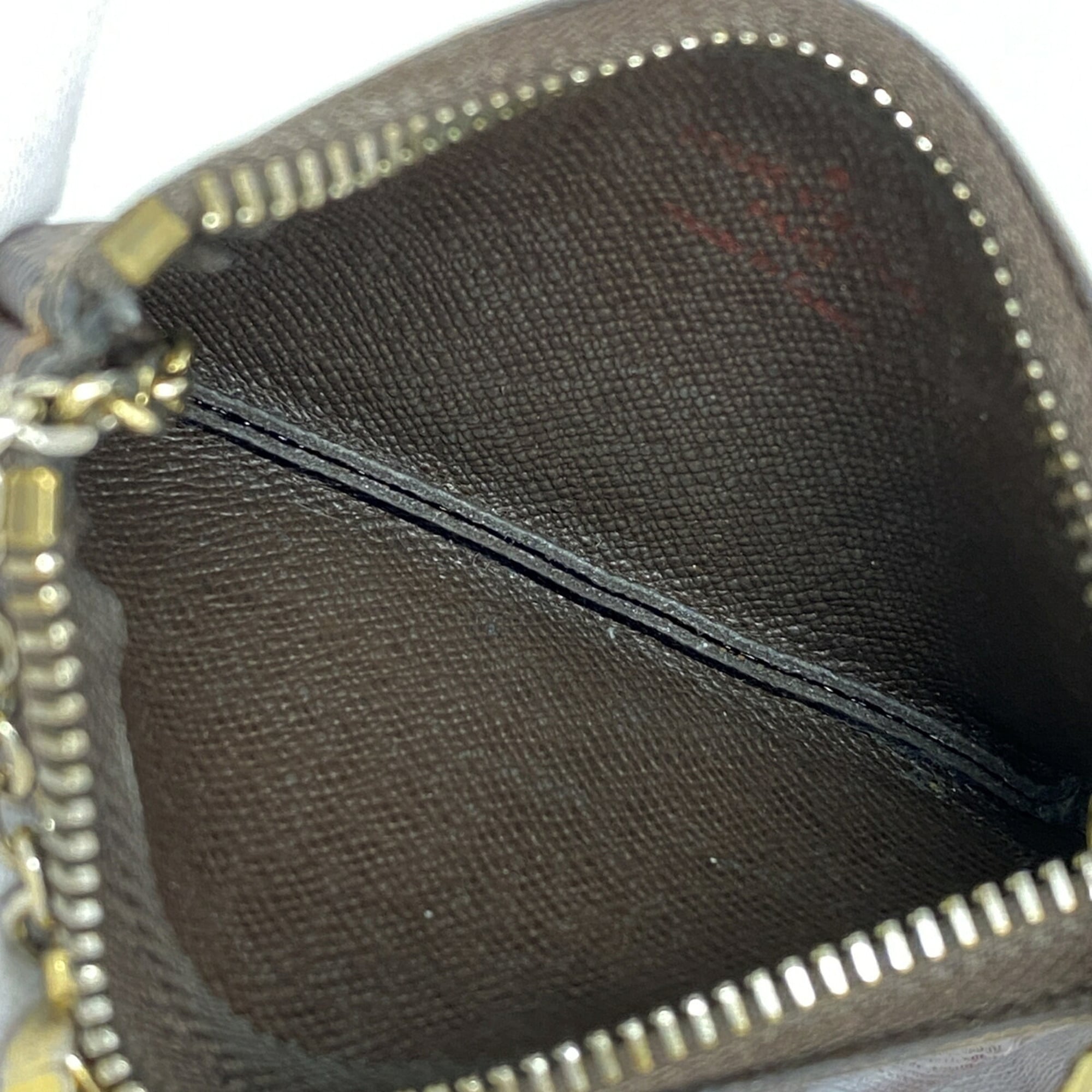Louis Vuitton Ebene Coin Purse/Coin Case (Pre-Owned)