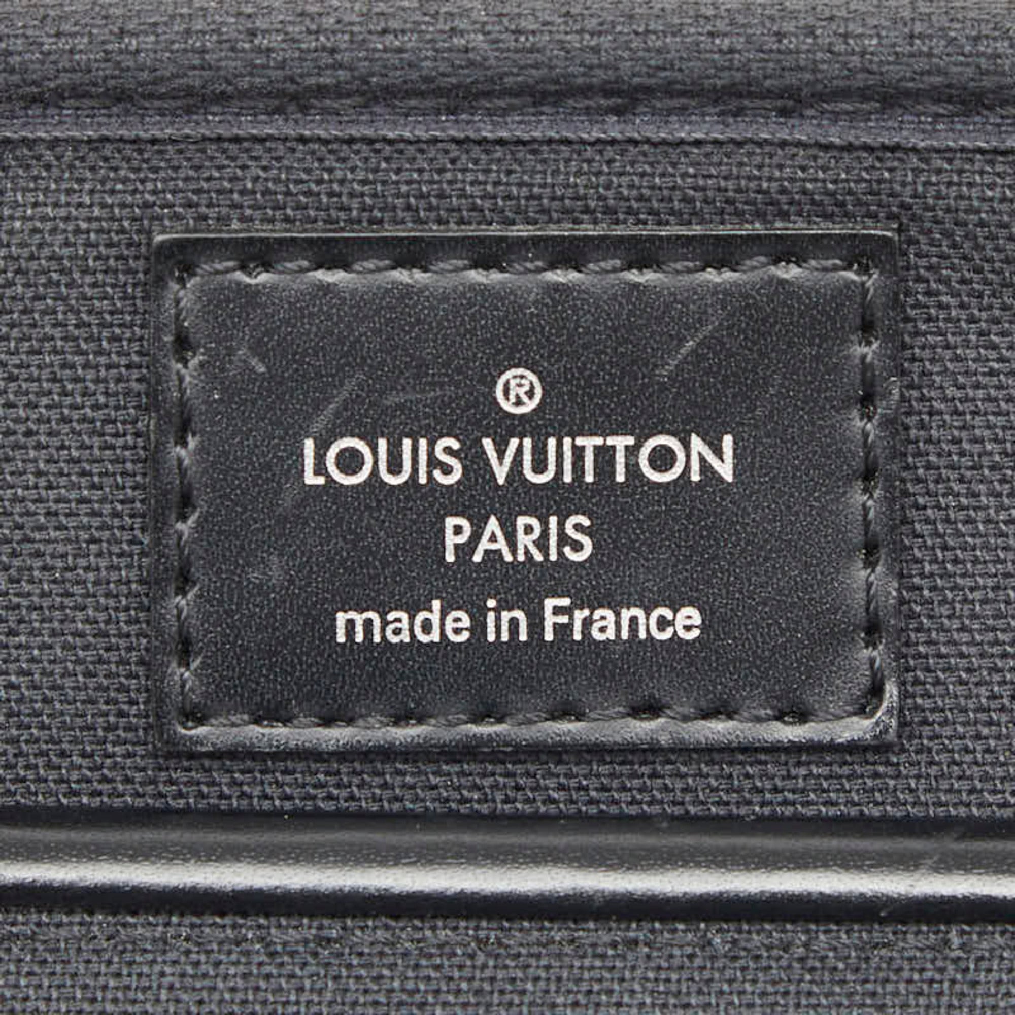 Louis Vuitton Black Pvc Leather Shoulder Bag (Pre-Owned)