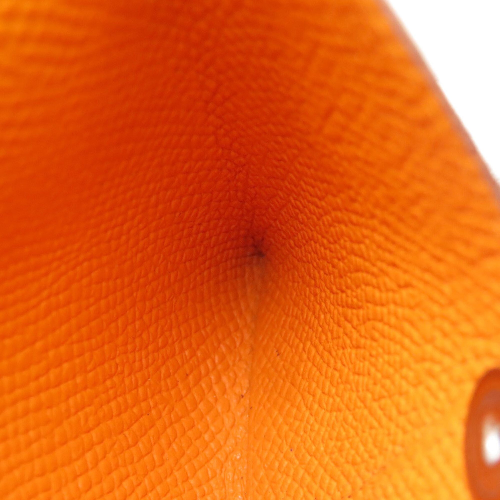 Hermes Orange Epsom Leather Coin Purse/Coin Case (Pre-Owned)