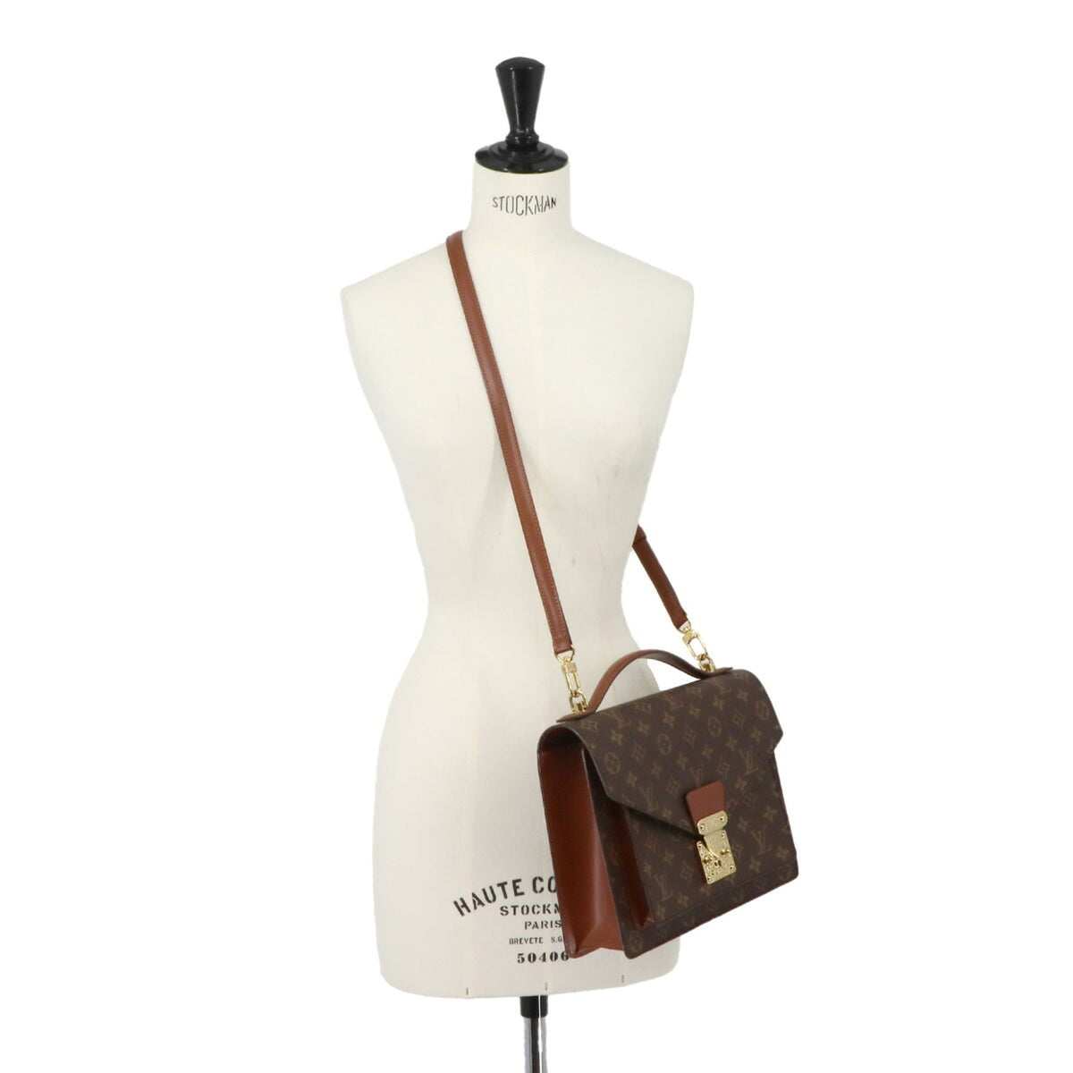 Louis Vuitton Brown Monogram Monogram Leather Handbag (Pre-Owned)