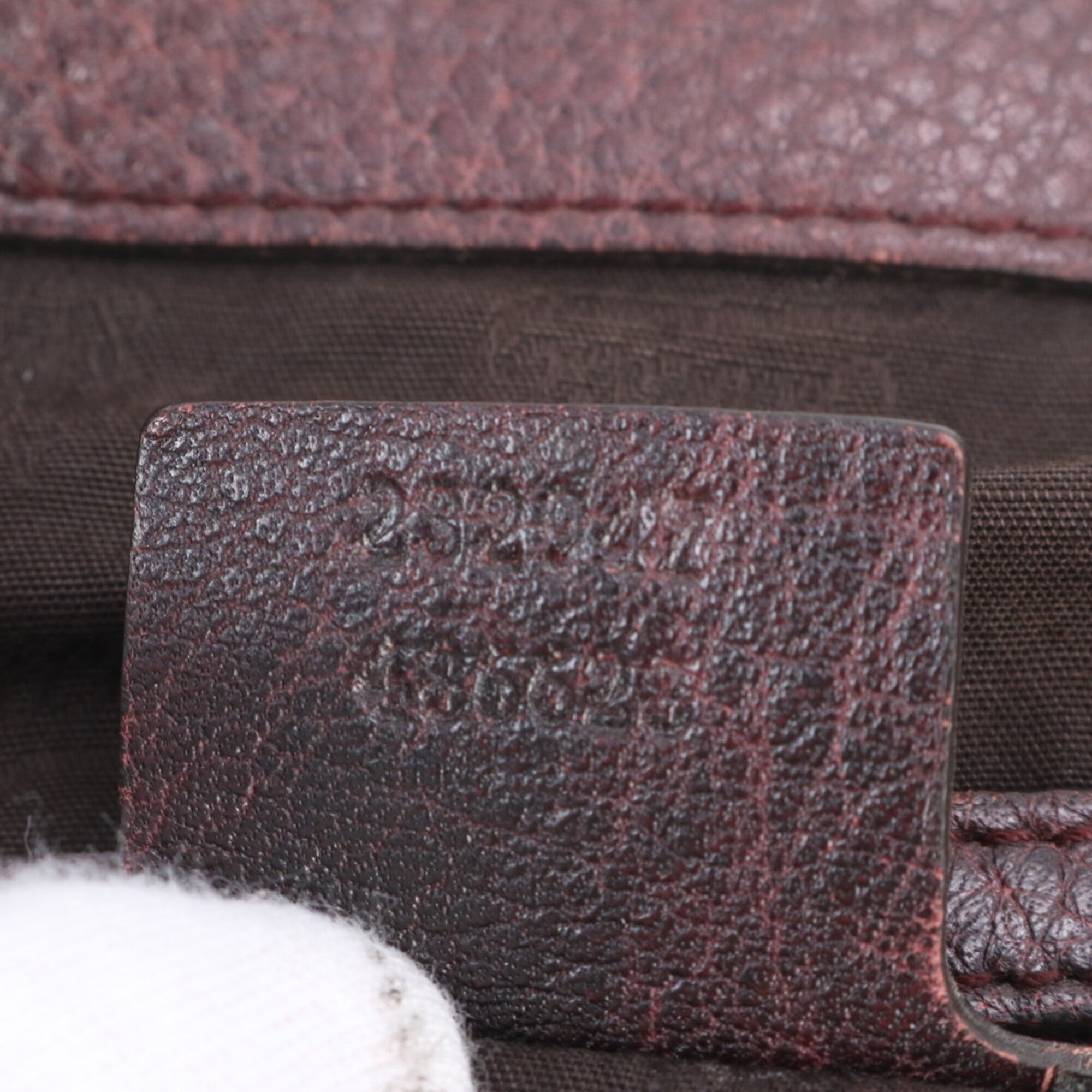 Gucci Brown Gg Canvas Handbag Shoulder Bag Tote Bag (Pre-Owned)