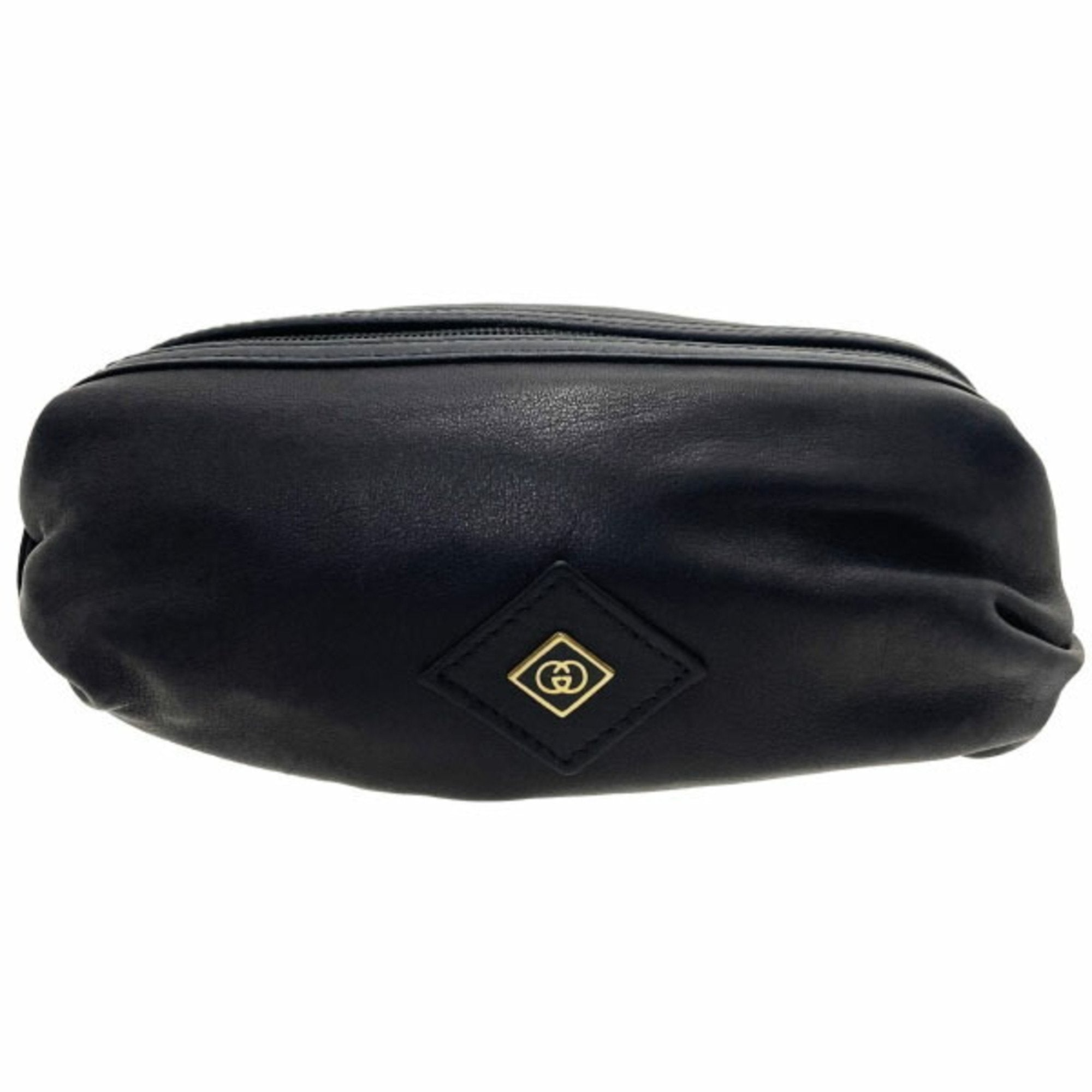 Gucci Black Leather Pouch (Pre-Owned)