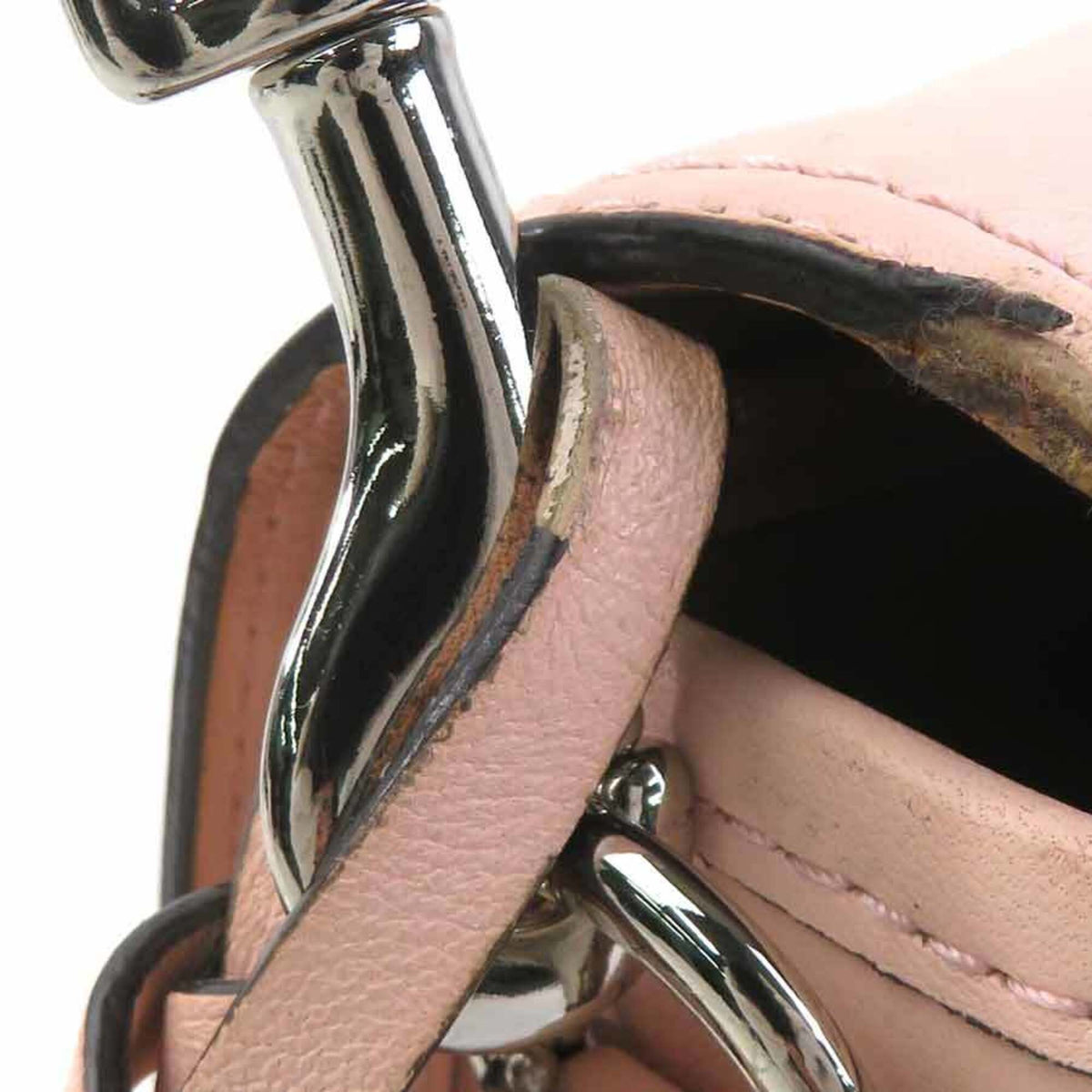 Coach Pink Leather Shoulder Bag (Pre-Owned)