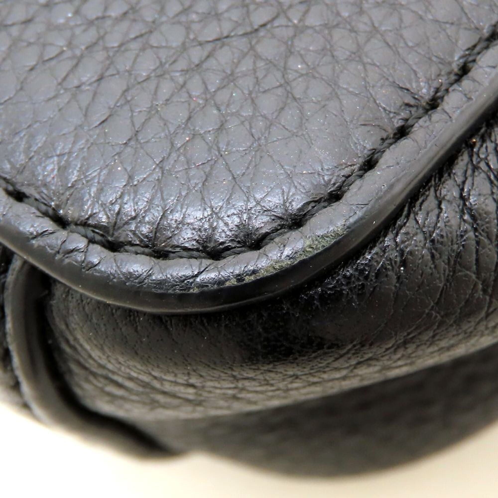 Tory Burch Black Leather Shoulder Bag (Pre-Owned)