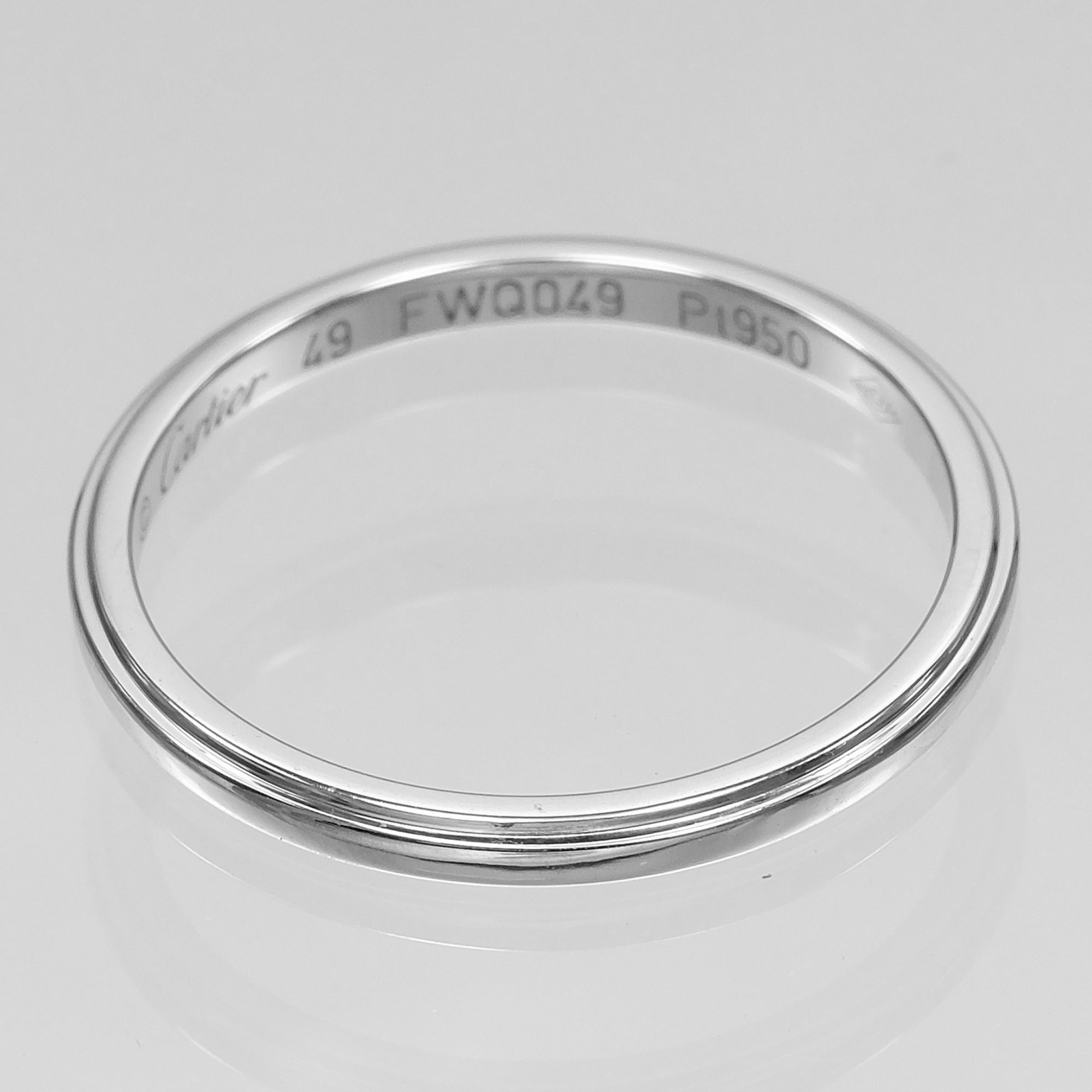Cartier Platinum 950 Band Ring (Pre-Owned)