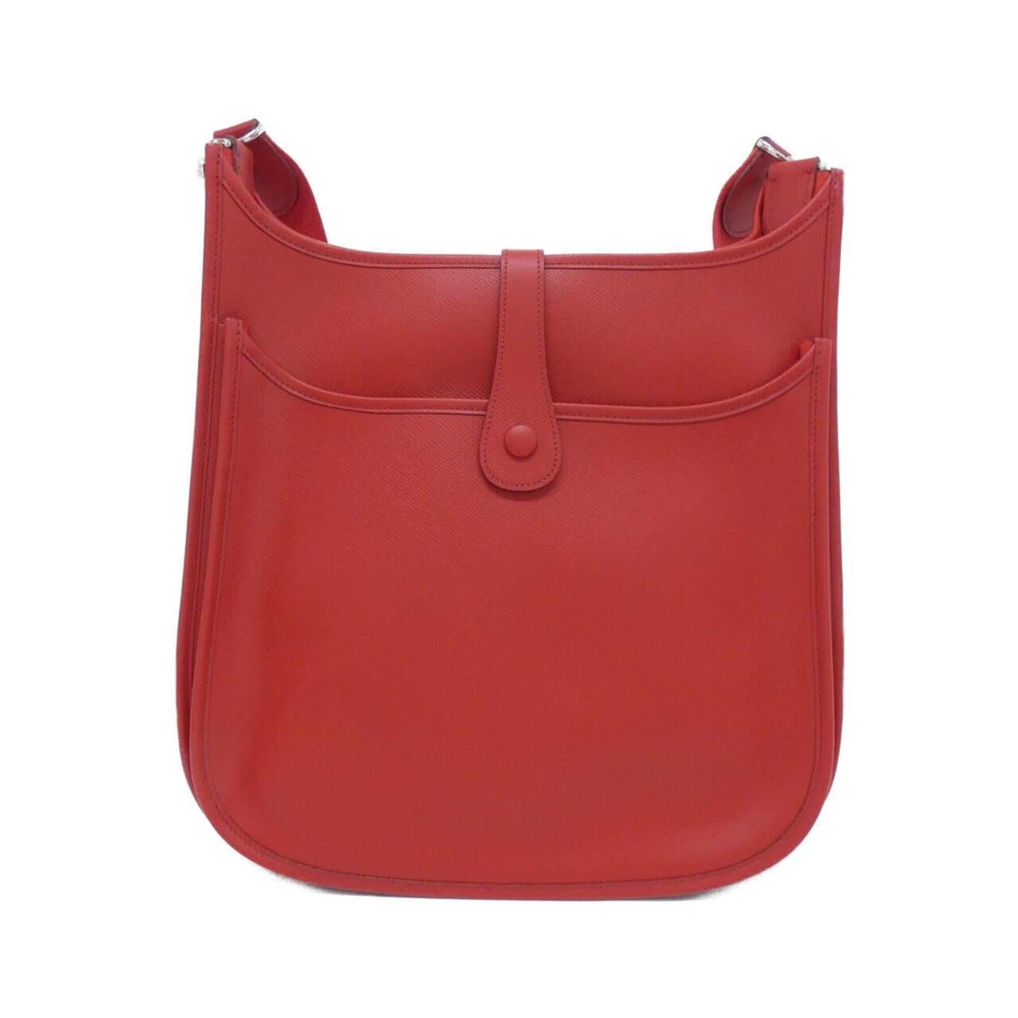 Hermes Red Color Epsom Leather Shoulder Bag (Pre-Owned)