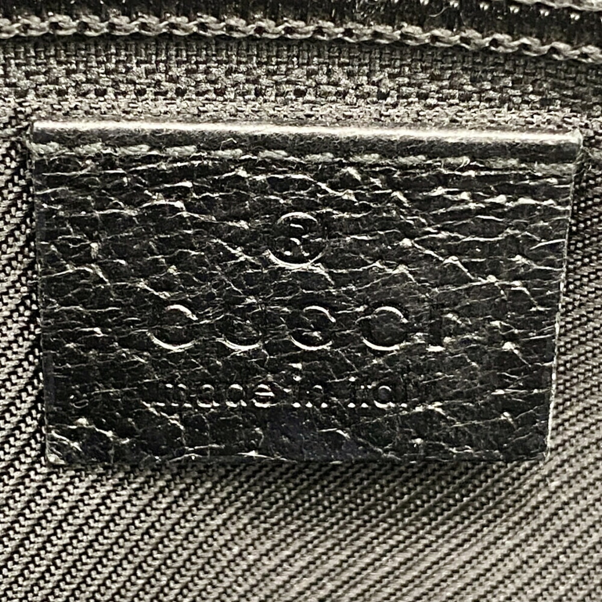 Gucci Black Canvas Shoulder Bag (Pre-Owned)