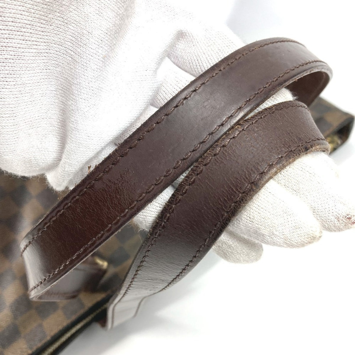 Louis Vuitton Damier Brown Ebene Damier Canvas Shoulder Bag Tote Bag (Pre-Owned)