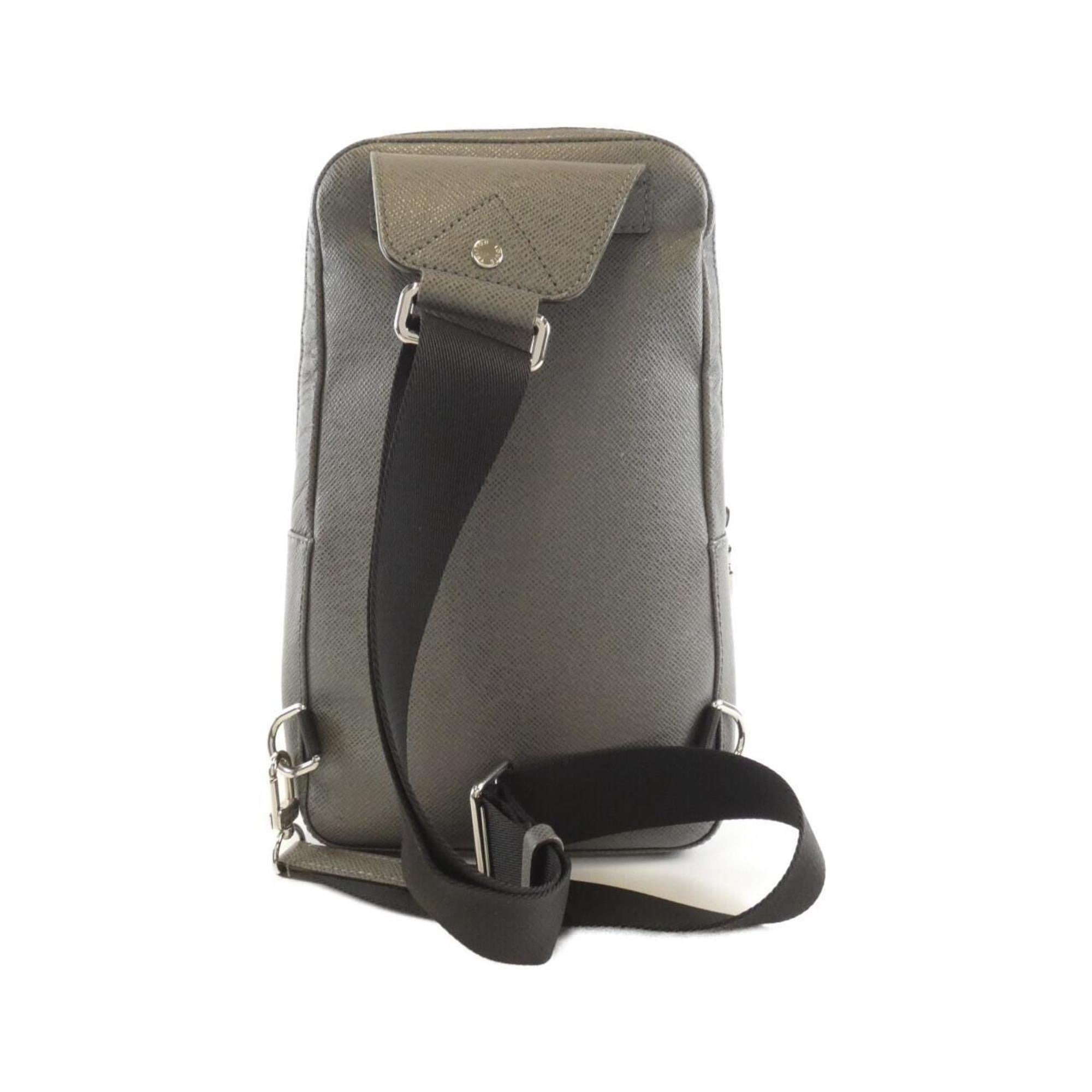 Louis Vuitton Gris Leather Shoulder Bag (Pre-Owned)