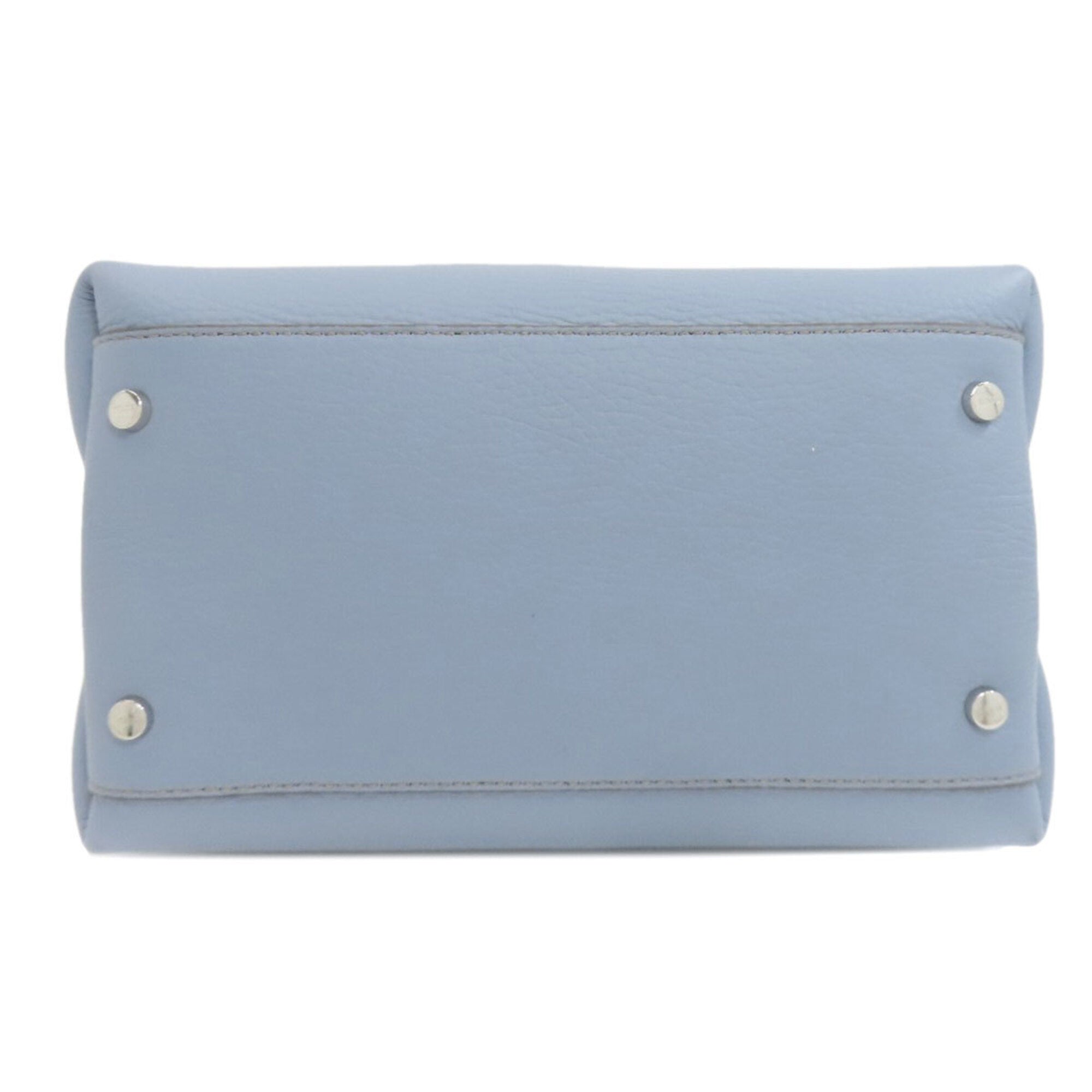 Tod's Light Blue Leather Handbag (Pre-Owned)