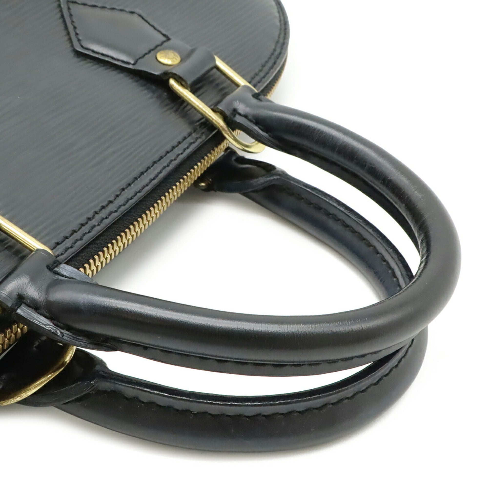 Louis Vuitton Black Noir Epi Leather Handbag (Pre-Owned)