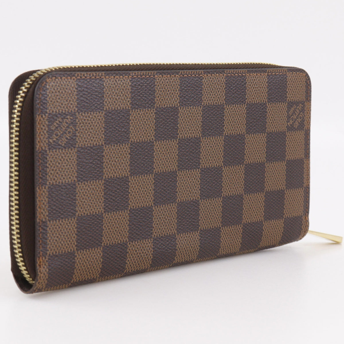 Louis Vuitton Brown Damier Canvas Long Wallet (Bi-Fold) (Pre-Owned)