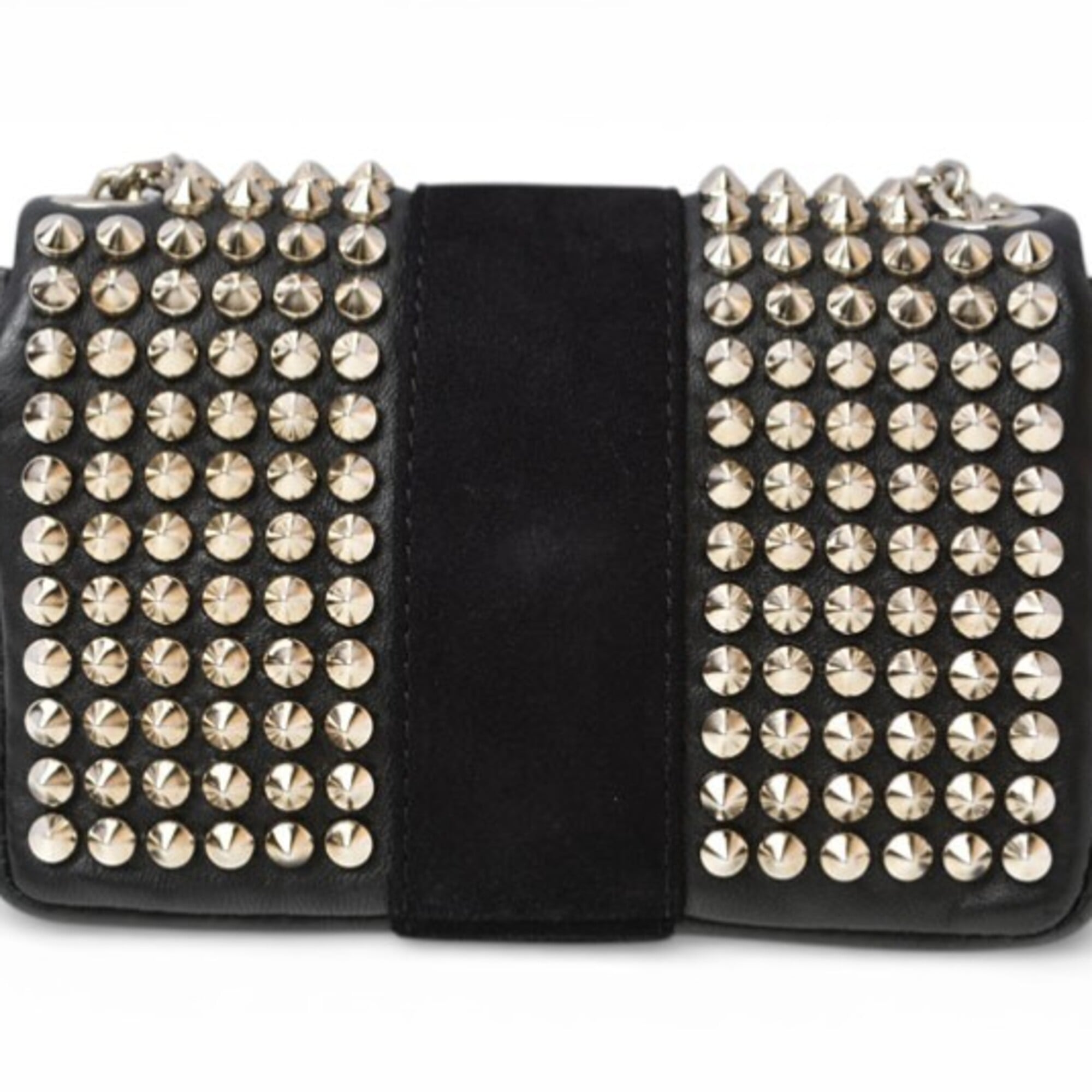 Christian Louboutin Black Leather Shoulder Bag (Pre-Owned)