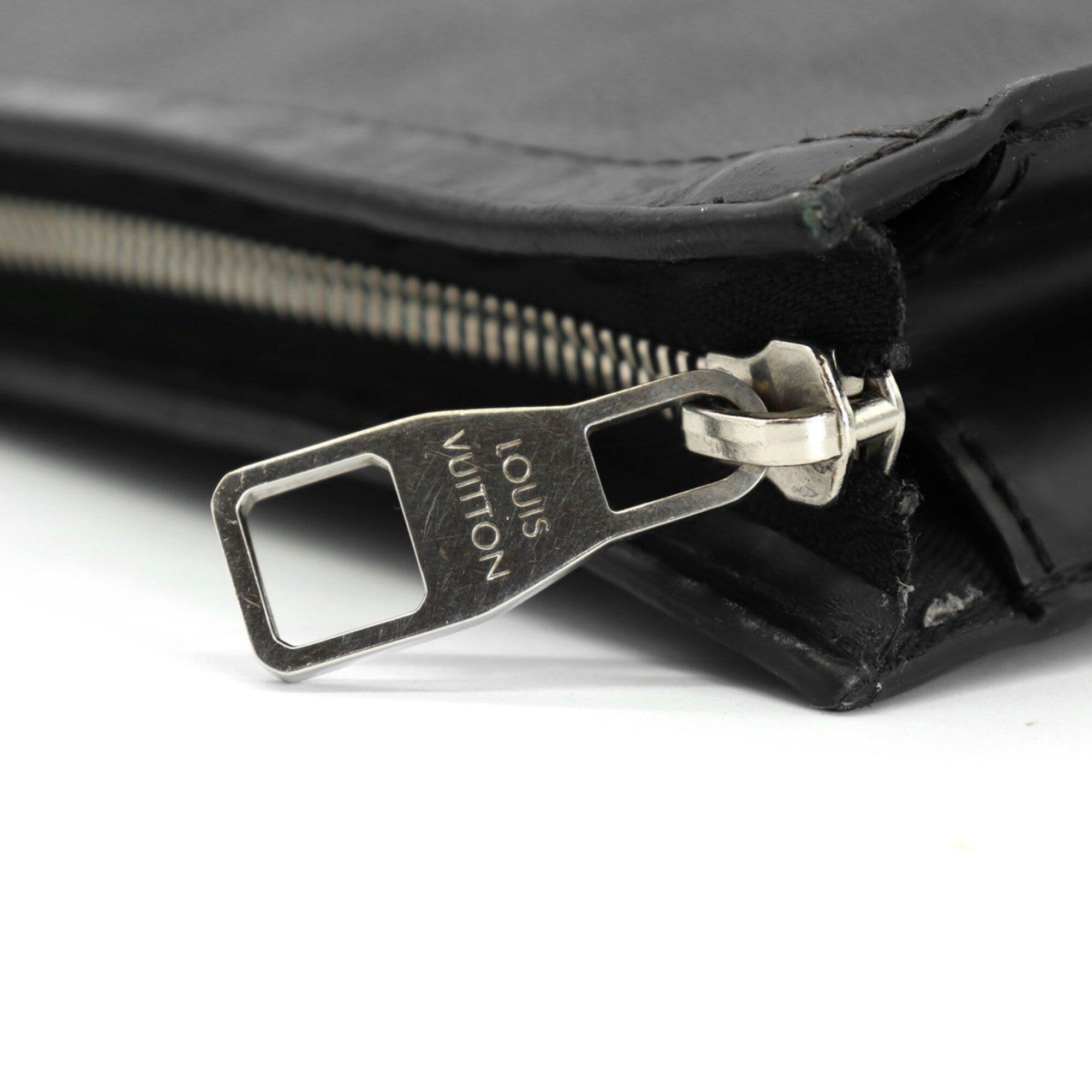 Louis Vuitton Black Damier Graphite Clutch Bag (Pre-Owned)
