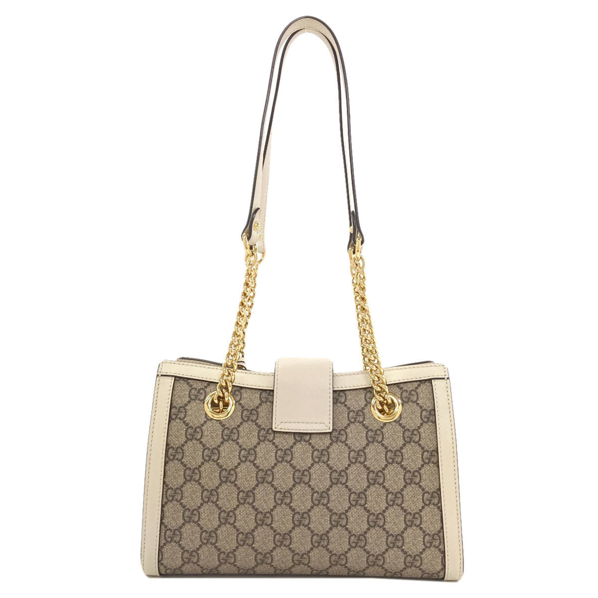 Gucci Brown White Pvc Shoulder Bag (Pre-Owned)