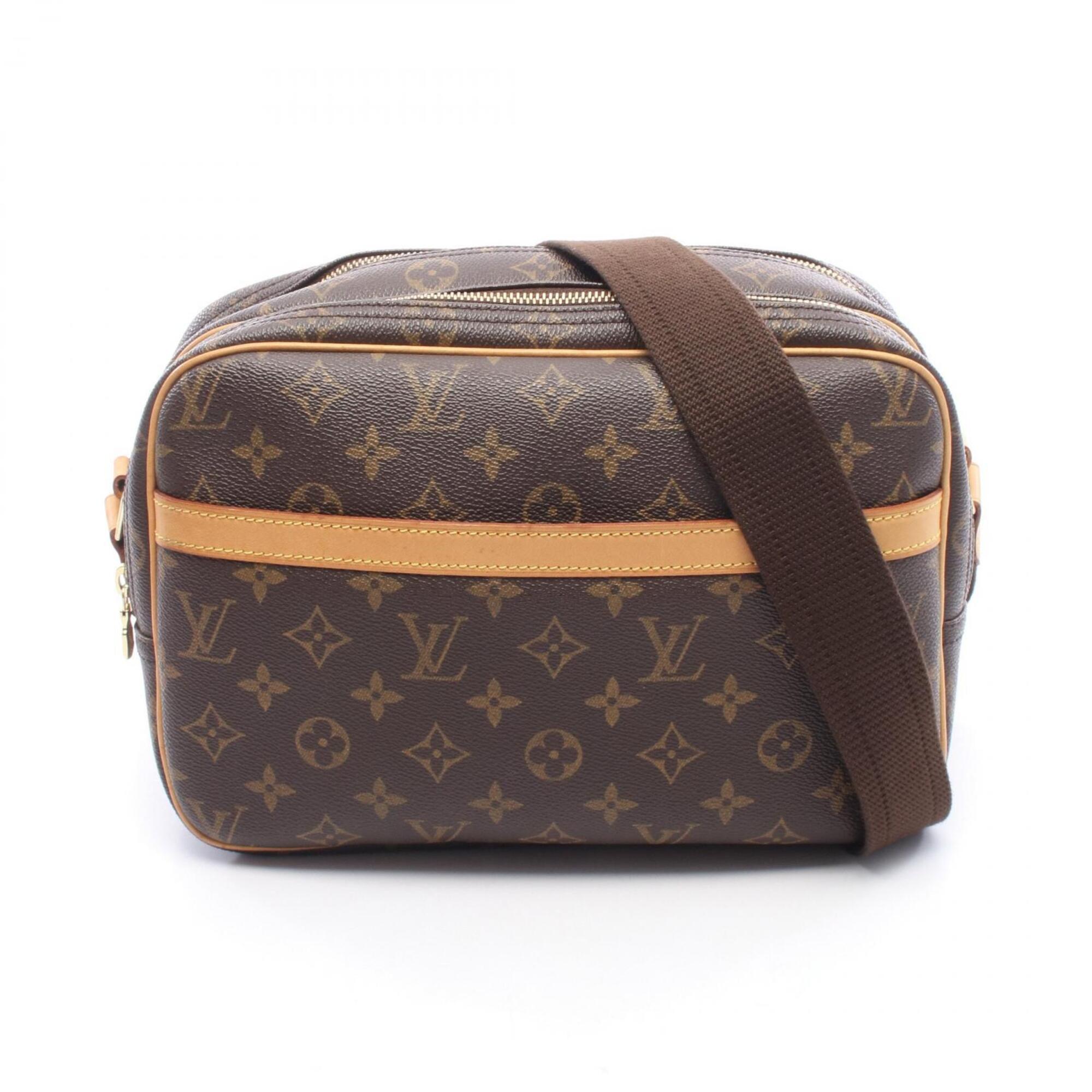 Louis Vuitton Brown Pvc Leather Handbag Shoulder Bag (Pre-Owned)