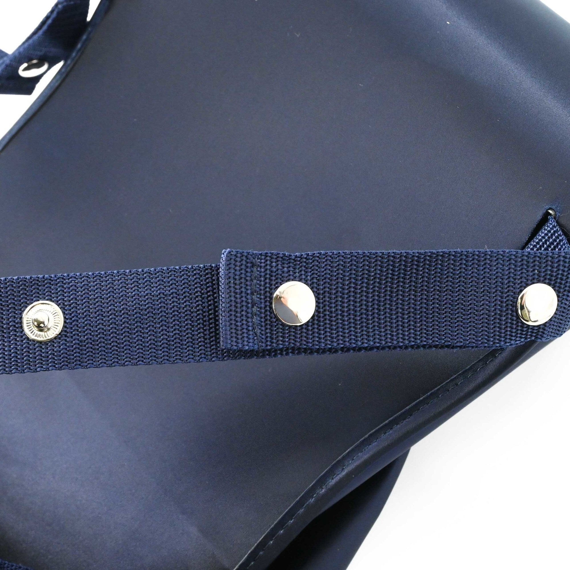 Hermes Navy Nylon Backpack (Pre-Owned)