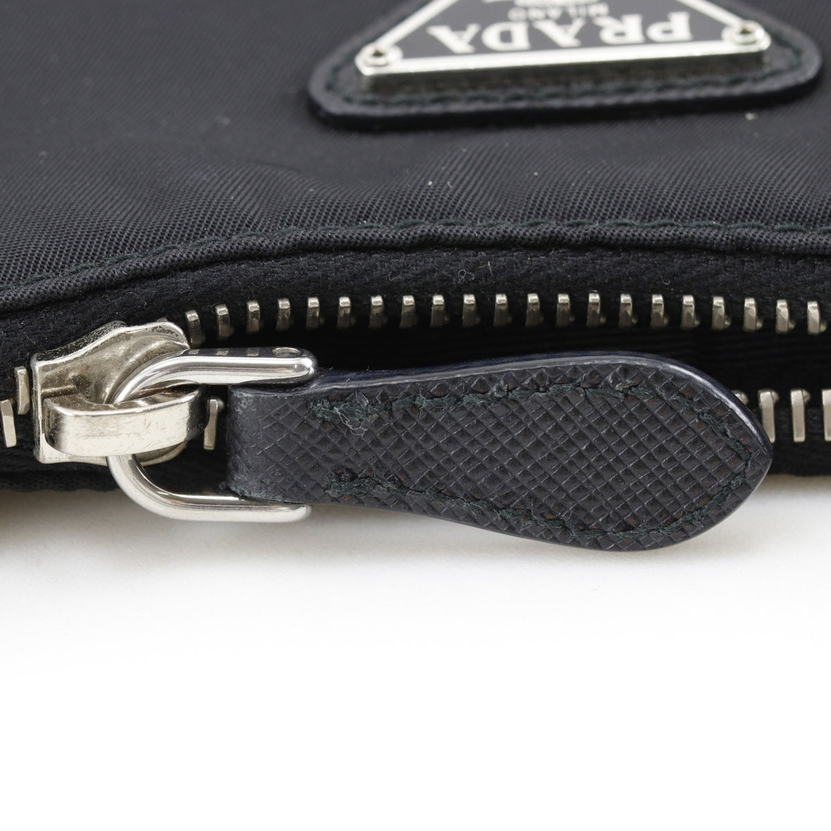 Prada Saffiano Black Nero Nylon Saffiano Shoulder Bag (Pre-Owned)