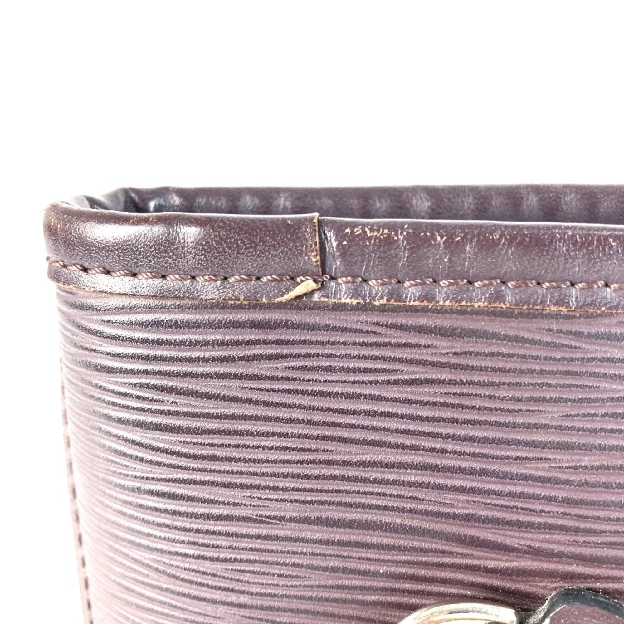 Louis Vuitton Purple Quetsche Epi Leather Shoulder Bag Tote Bag (Pre-Owned)