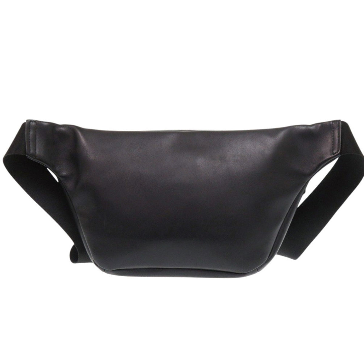 Fendi Black Red Color Leather Fanny Pack Sling Bag (Pre-Owned)