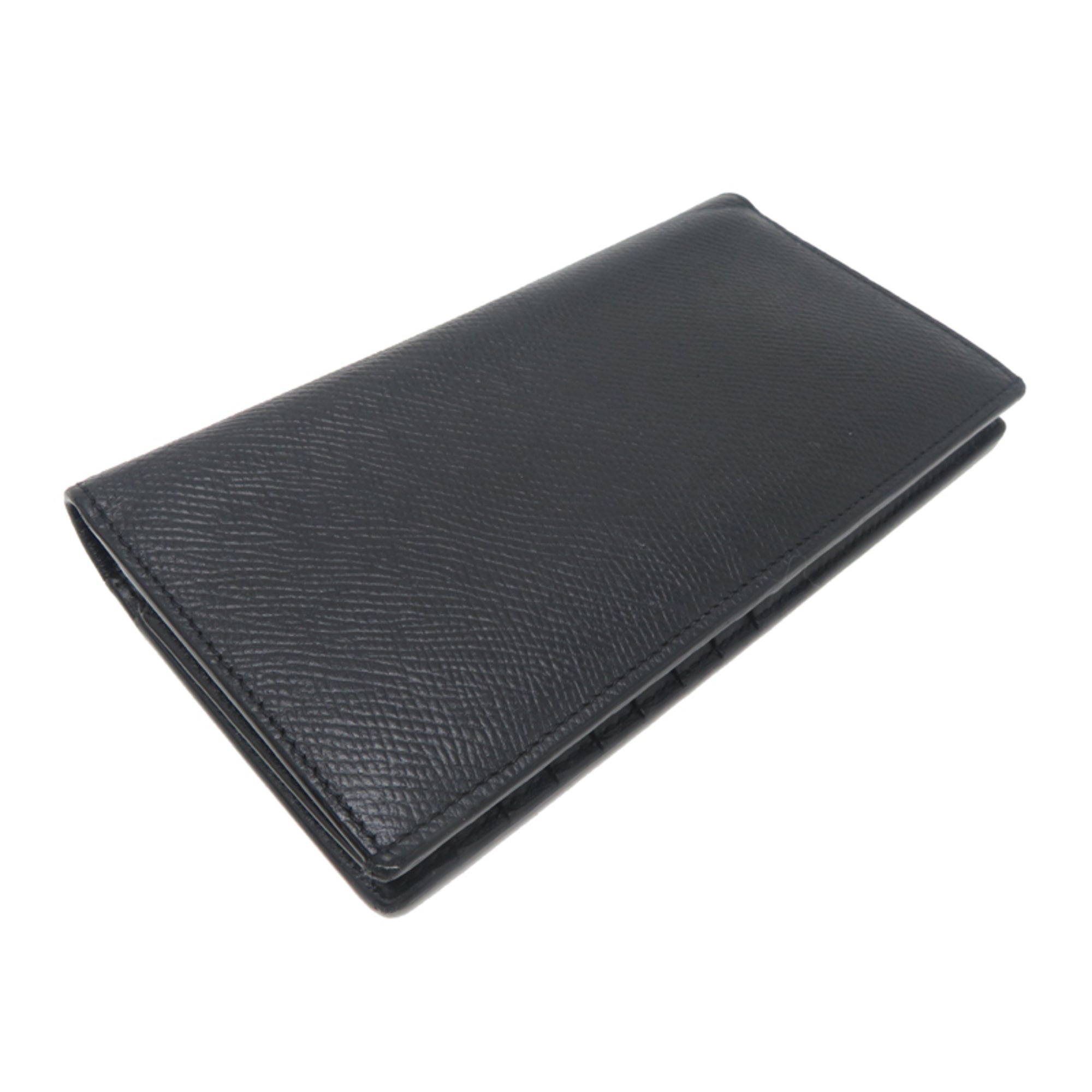 Celine Black Leather Long Wallet (Bi-Fold) (Pre-Owned)