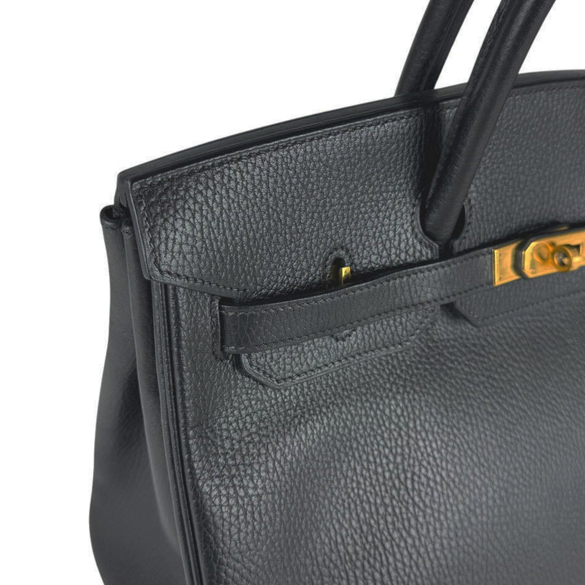 Hermes Black Ardennes Leather Handbag (Pre-Owned)
