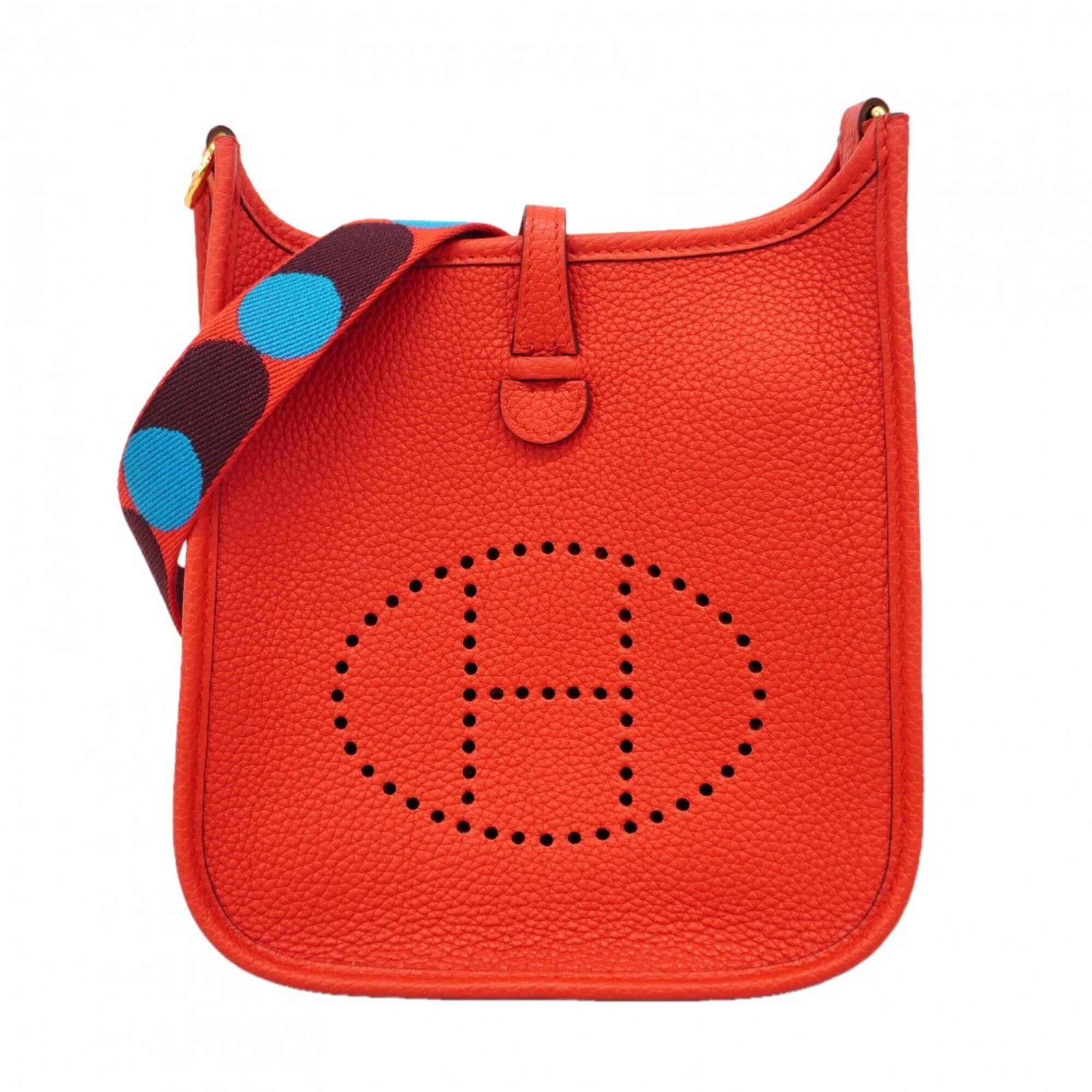 Hermes Red Color Shoulder Bag (Pre-Owned)