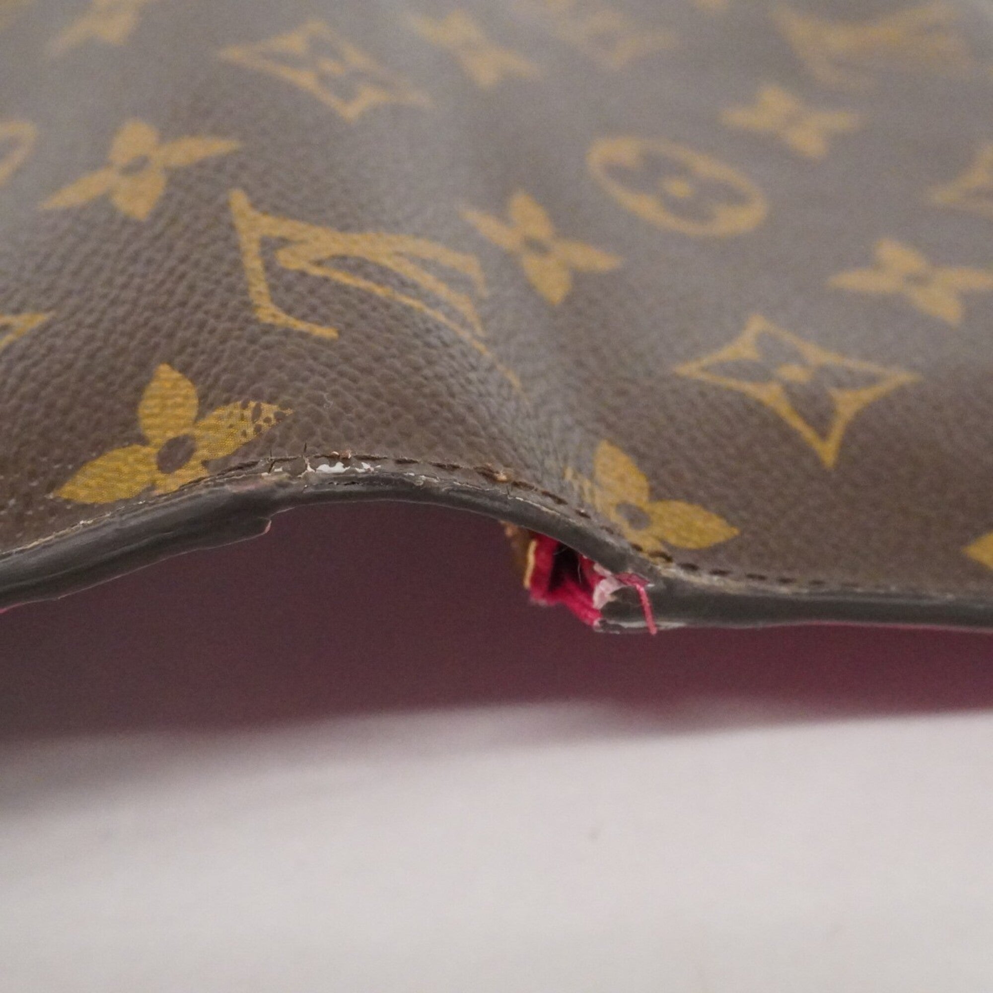 Louis Vuitton Brown Rose Long Wallet (Bi-Fold) (Pre-Owned)
